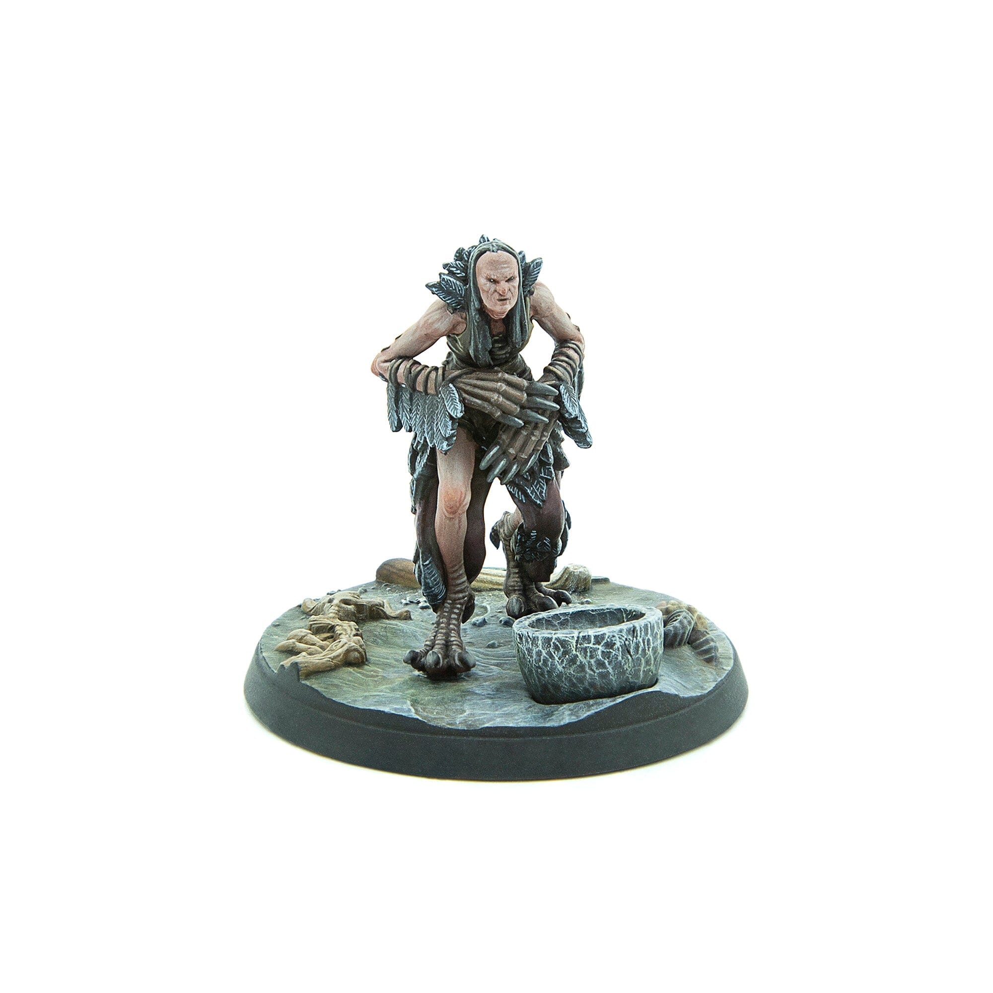 Modiphius Elder Scrolls Hagraven Coven miniature resina 3 pezzi