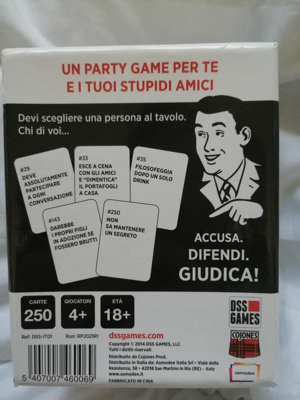 Drunk Stoned or Stupid Party Game Carte Amici 18+ Anni