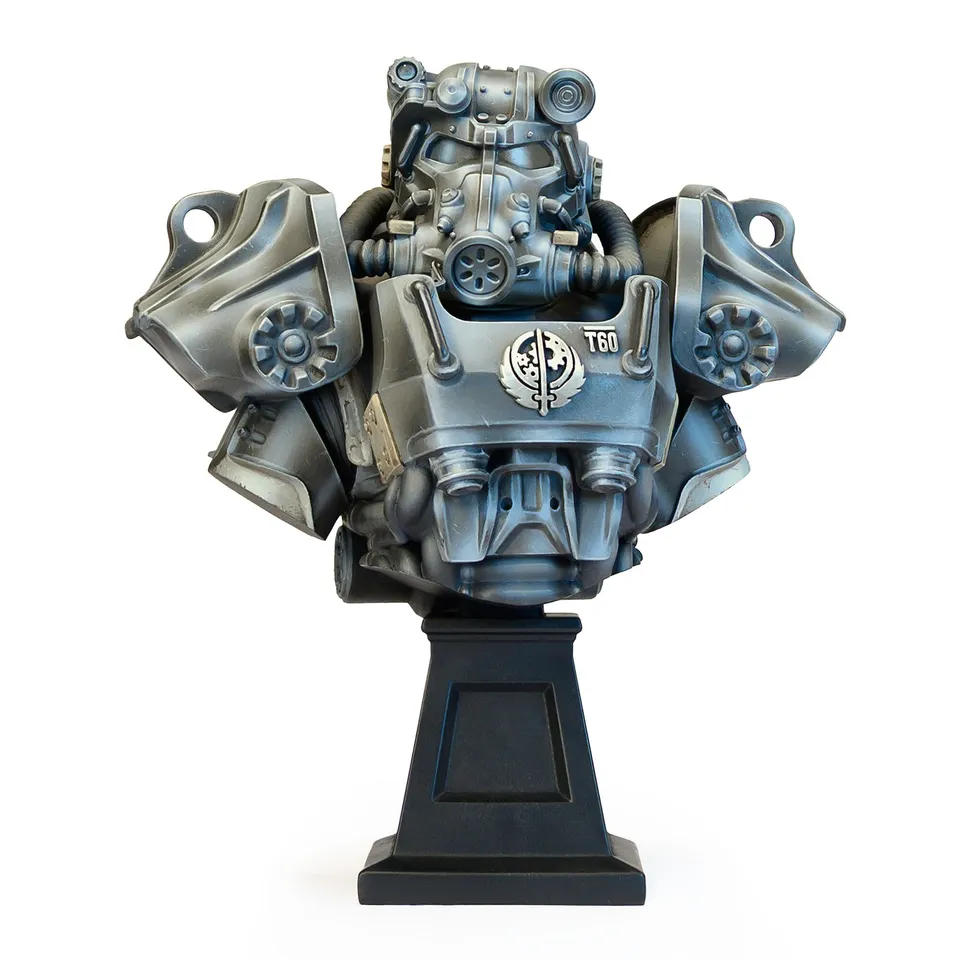 Modiphius Fallout Painter's Bust T-60 busto resina 1:12 da dipingere
