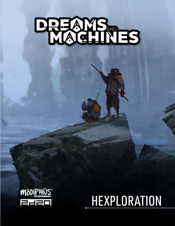 Modiphius Dreams and Machines GM Toolkit PDF schermo