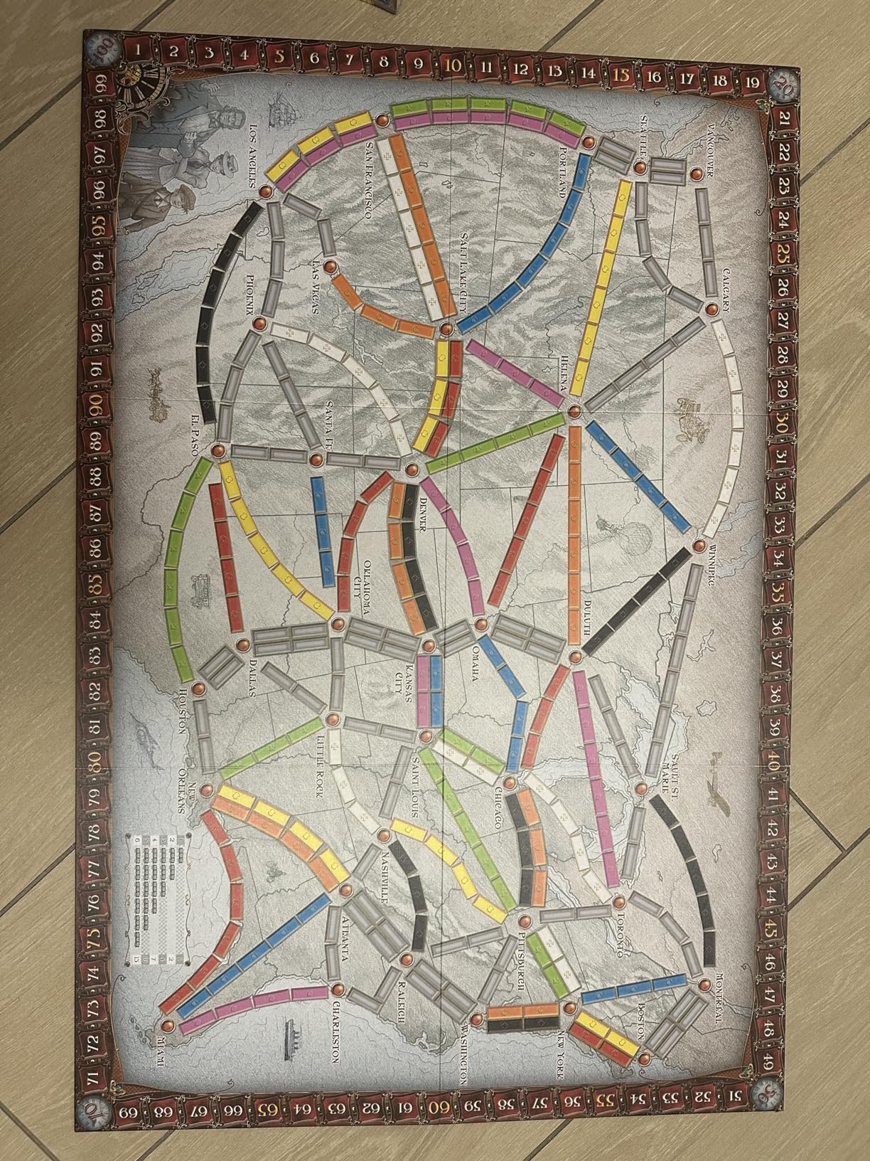 Asmodee Ticket to Ride gioco da tavolo edizione italiana Nord America