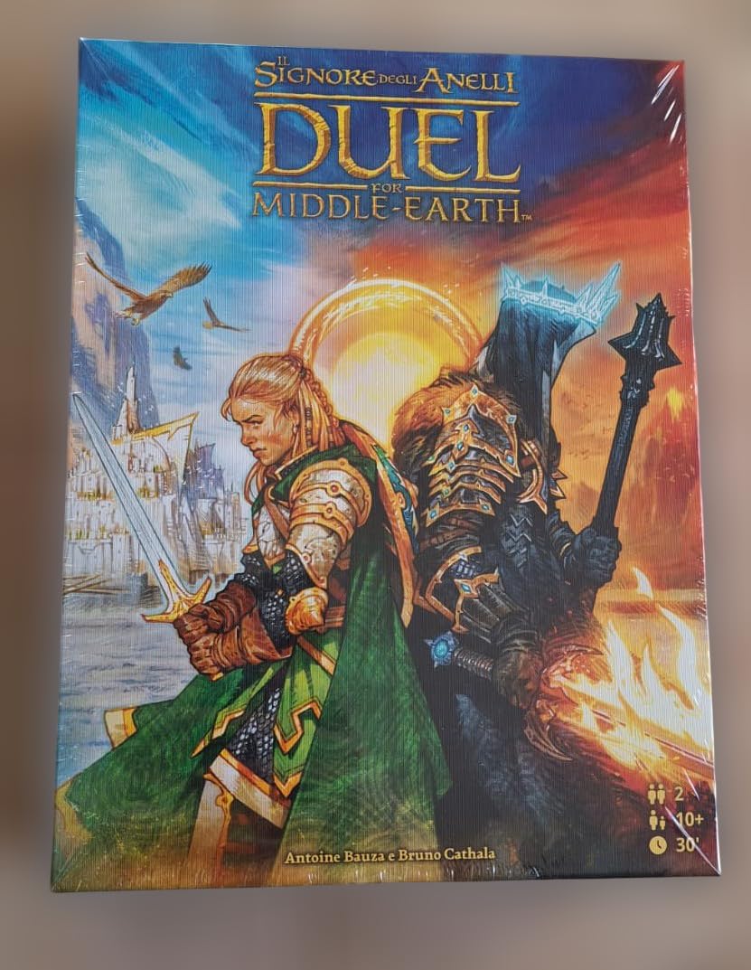 Asmodee Signore degli Anelli Duel for Middle-Earth gioco tavolo 2 giocatori