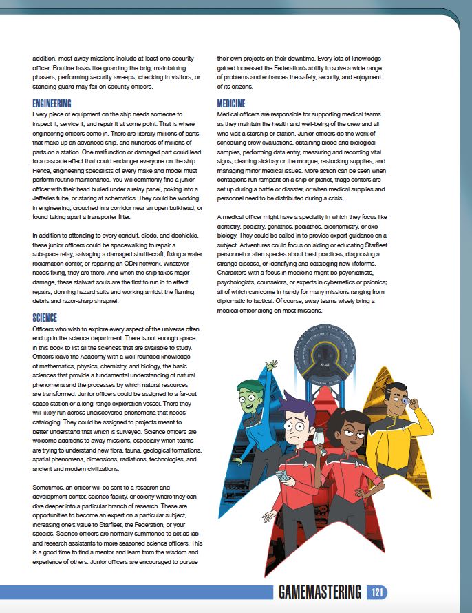 Modiphius Star Trek Adventures Lower Decks Campaign Guide GDR