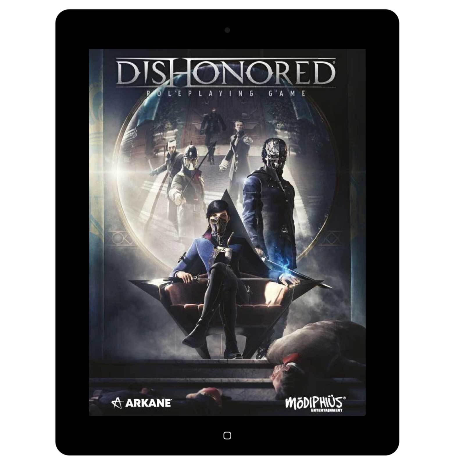 Modiphius Dishonored Core Rulebook manuale GDR PDF 308 pagine