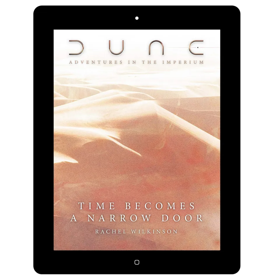 Modiphius Dune Time Becomes a Narrow Door avventura PDF 20 pagine