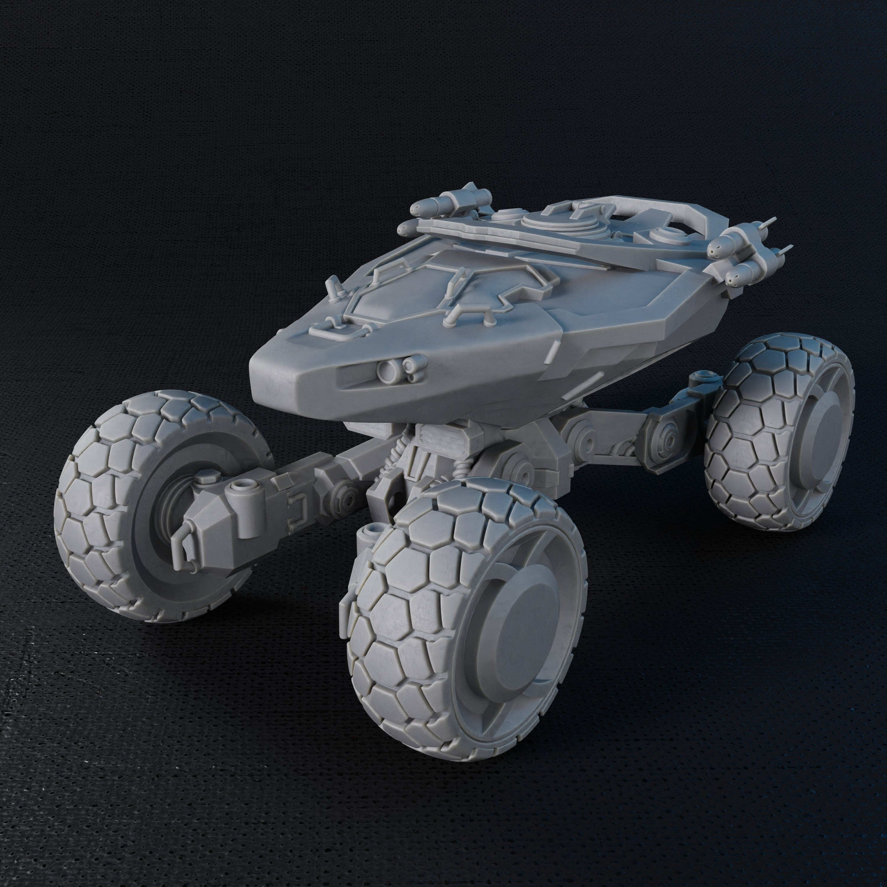 Five Parsecs Star Buggy Scenic file STL stampa 3D Titan Forge
