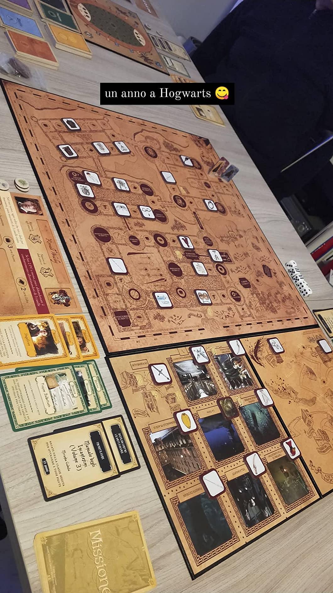 Asmodee Harry Potter Un Anno a Hogwarts gioco tavolo competitivo