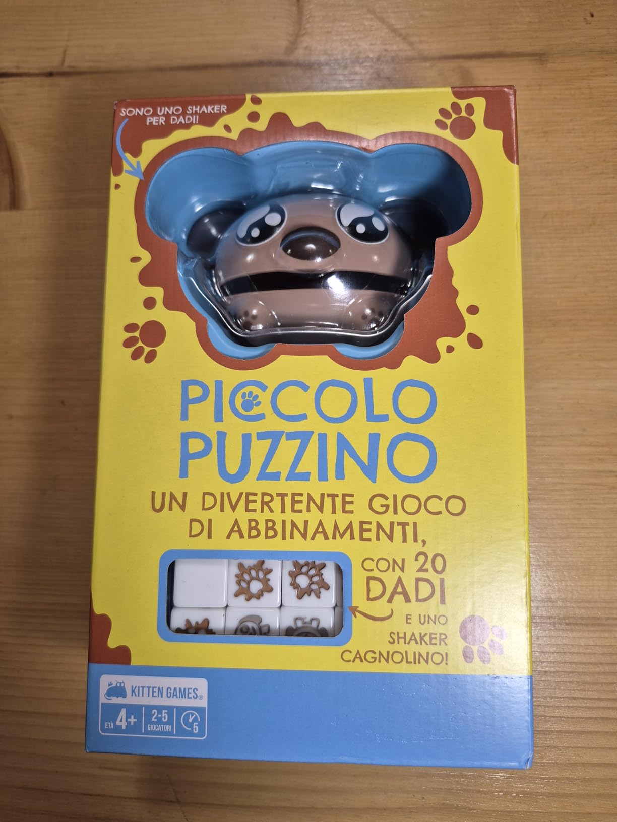 Asmodee Piccolo Puzzino gioco da tavolo bambini con dadi 4+ anni