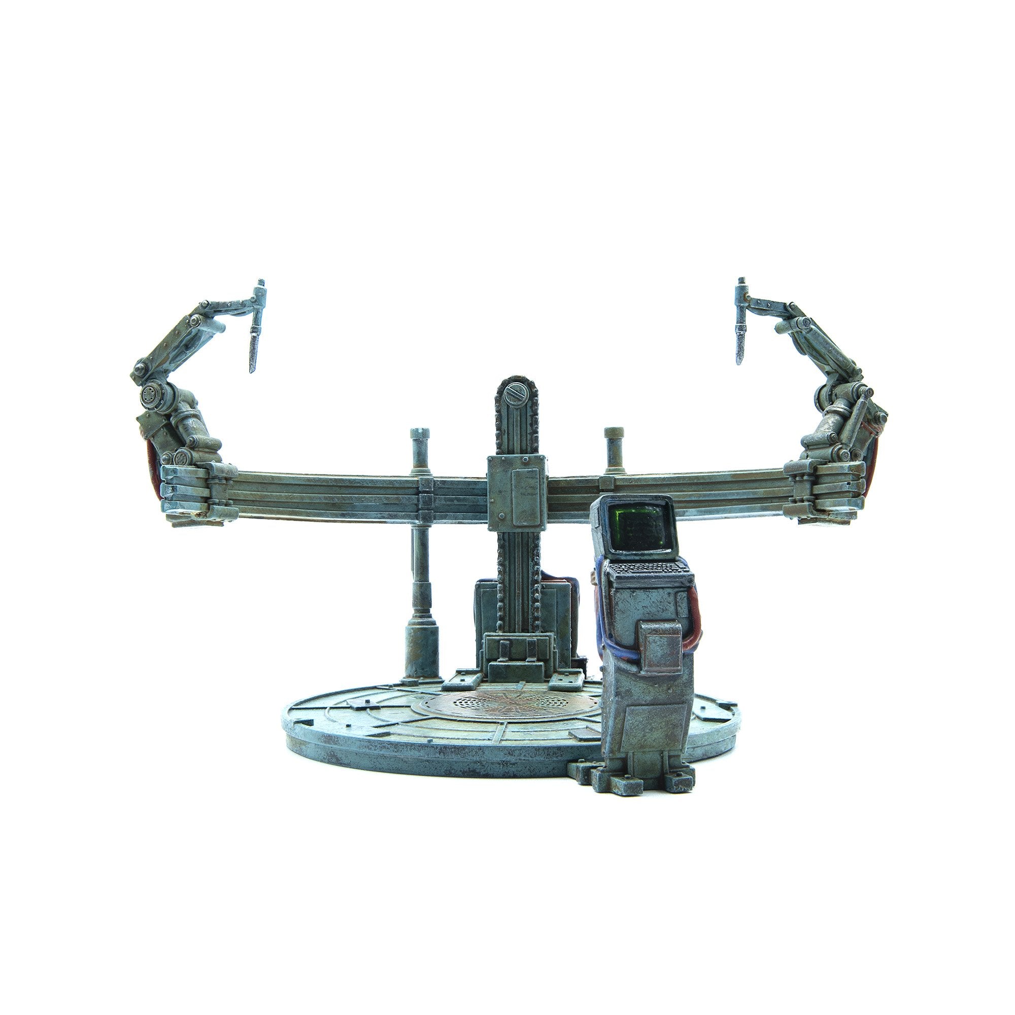 Fallout Wasteland Warfare Robot Work Bench scenico resina