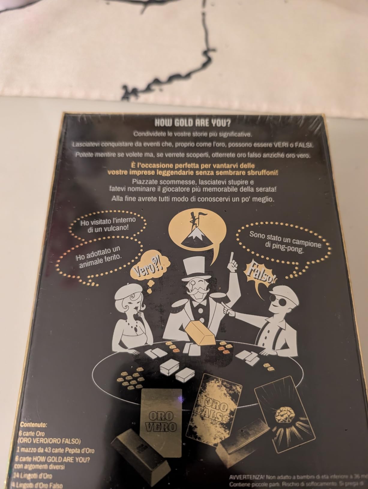 Asmodee How Gold Are You? gioco di bluff 3-6 giocatori