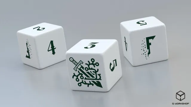 Fragged Kingdom set 3 dadi D6 personalizzati gioco di ruolo