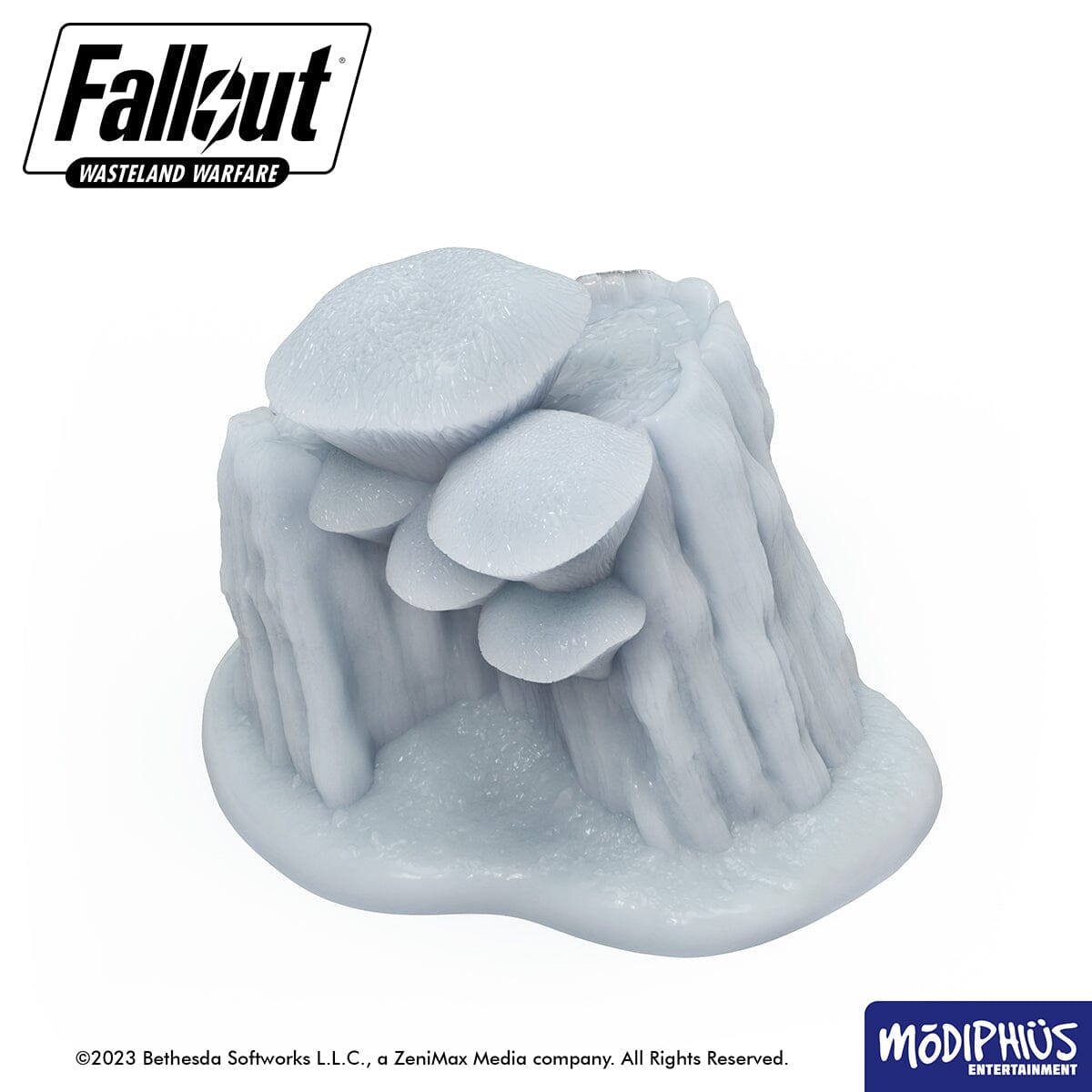 Modiphius Fallout Wasteland Warfare Funghi STL 10 basette