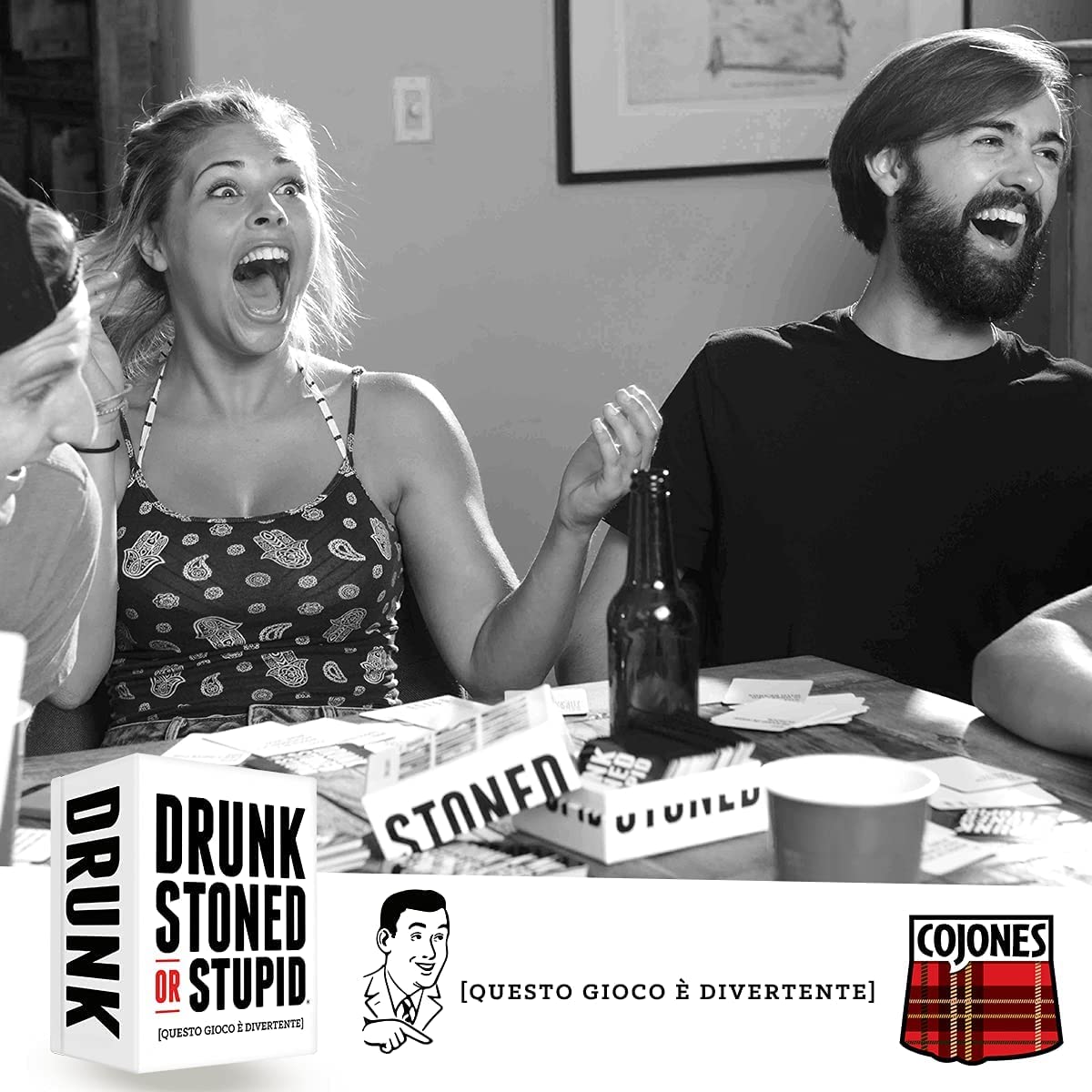 Drunk Stoned or Stupid Party Game Carte Amici 18+ Anni