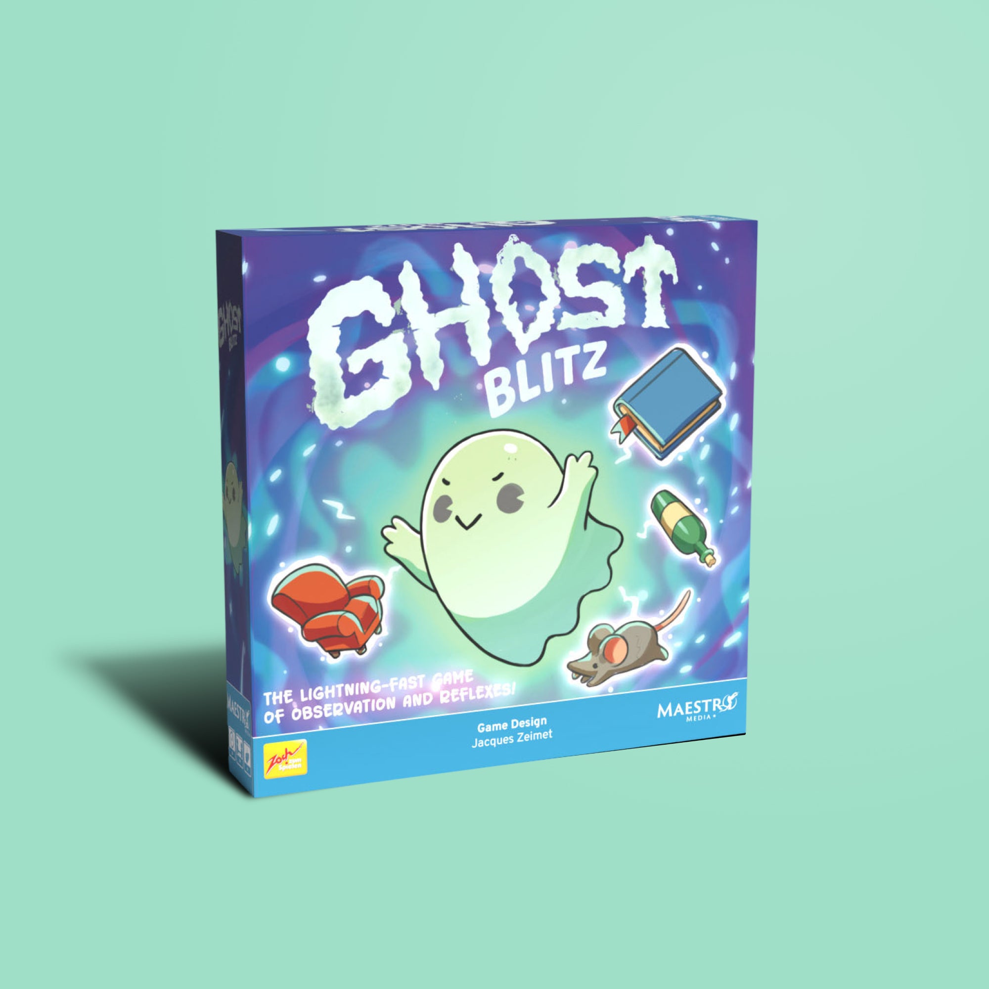Maestro Media Ghost Blitz Gioco da Tavolo Riflessi Legno