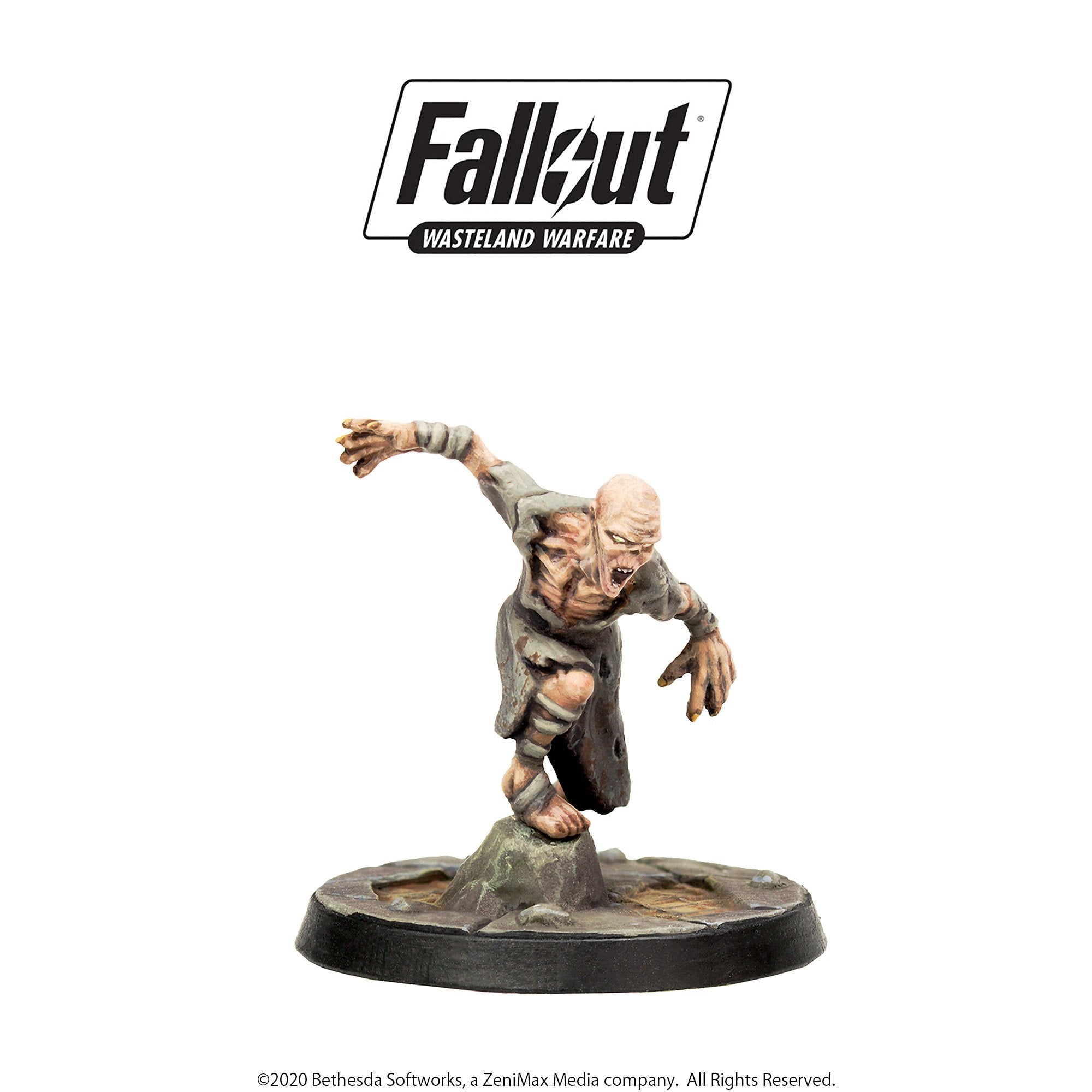 Modiphius Fallout Wasteland Warfare Creatures Ghouls miniature 5 pezzi