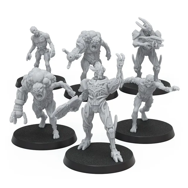 Modiphius Mass Effect Reaper Forces Alpha miniature 6 pz resina