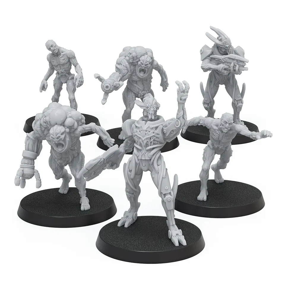 Modiphius Mass Effect Reaper Forces Alpha miniature 6 pz resina