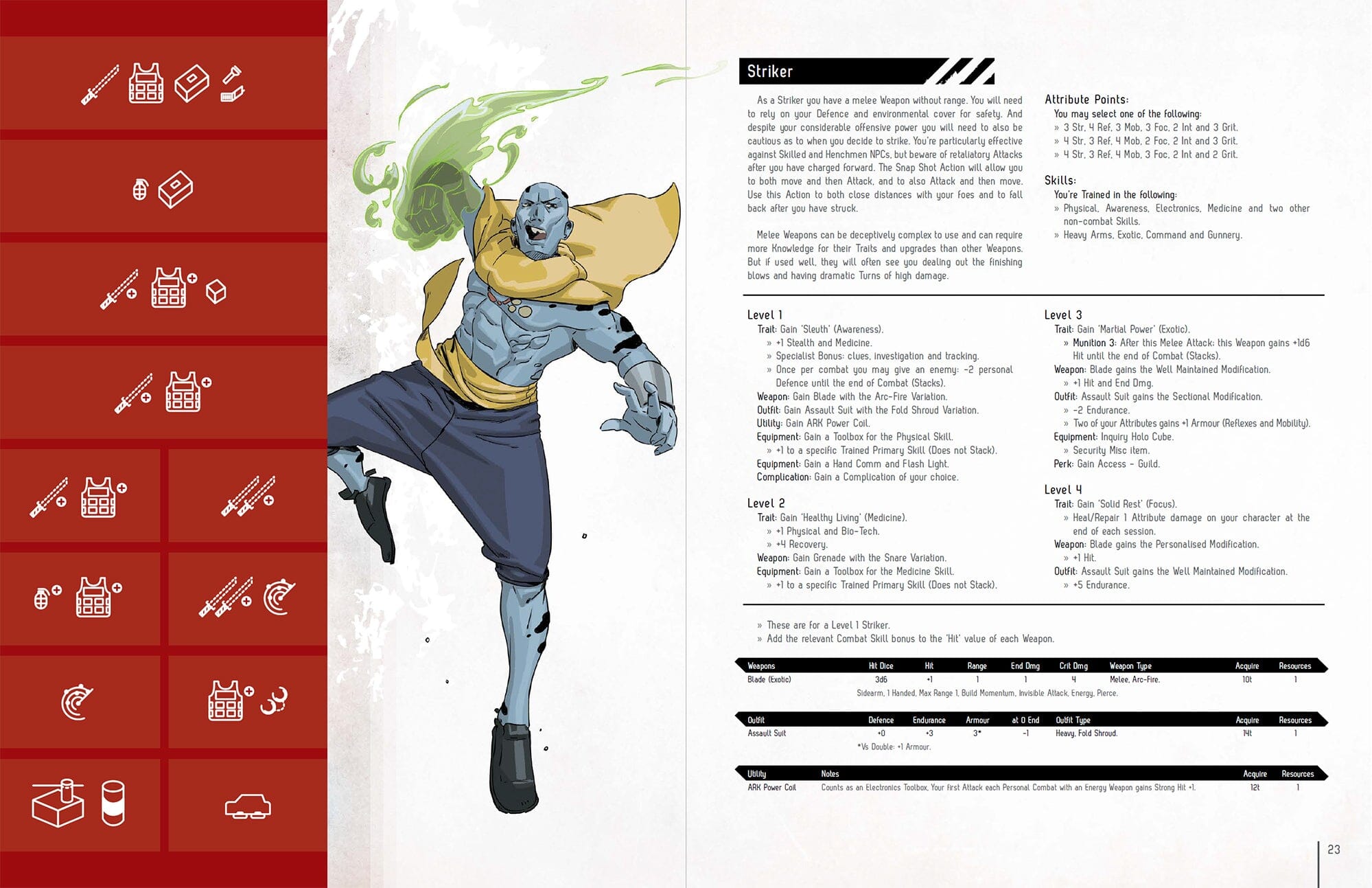 Fragged Empire 2nd Archetypes supplemento GDR brossura 40 pagine