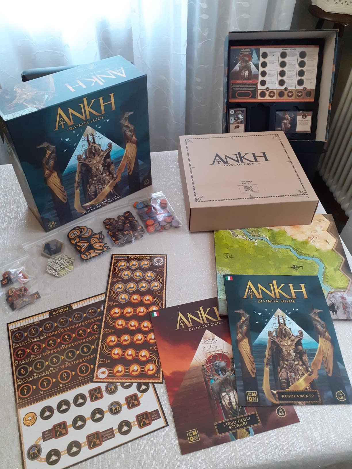Asmodee Ankh Divinità Egizie Gioco Strategia 2-5 Giocatori