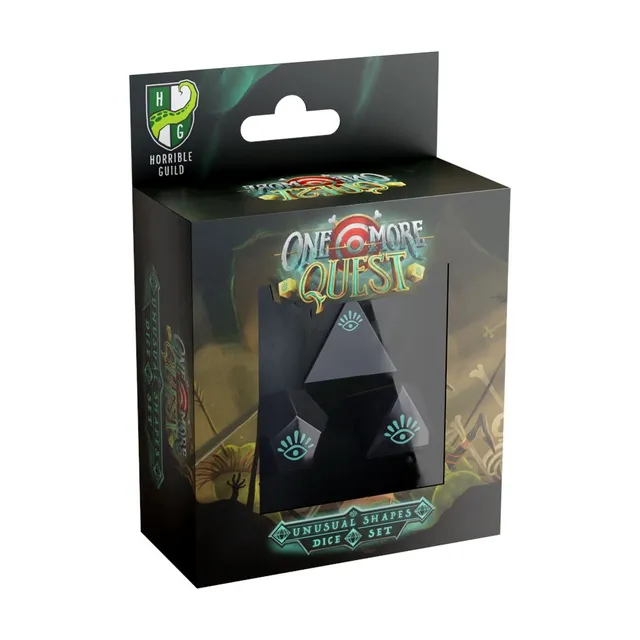 Modiphius One More Quest Unusual Shapes Dice Set d4 d8 d12 Way Seagull