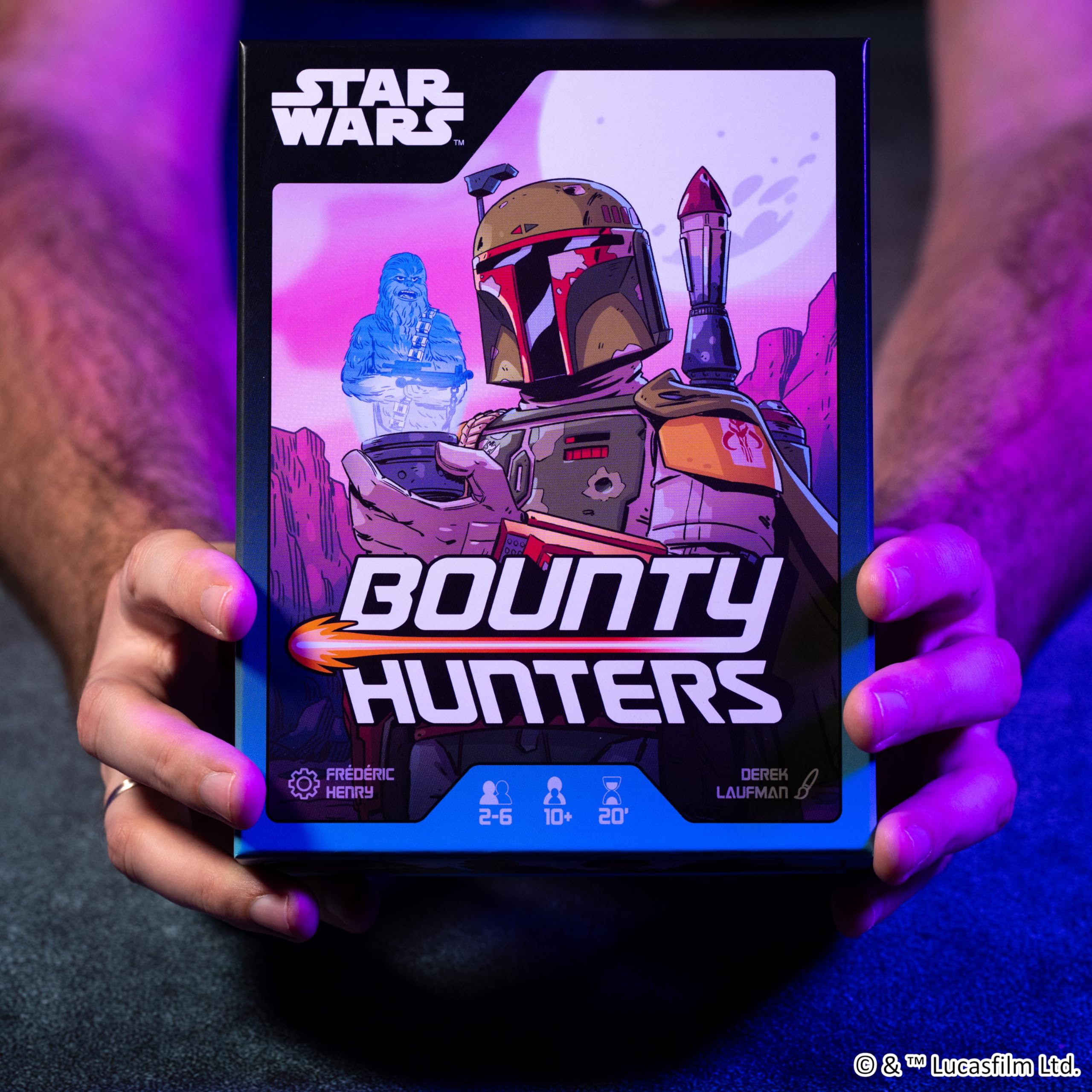 Asmodee Star Wars Bounty Hunters gioco carte 2-6 giocatori