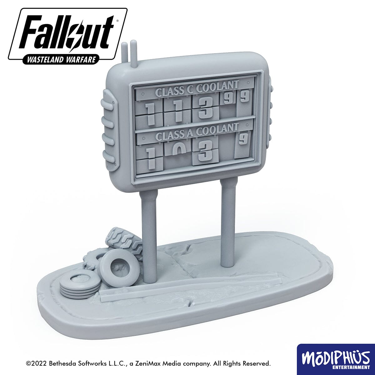 Modiphius Fallout: Wasteland Warfare Red Rocket Drive Thru file STL