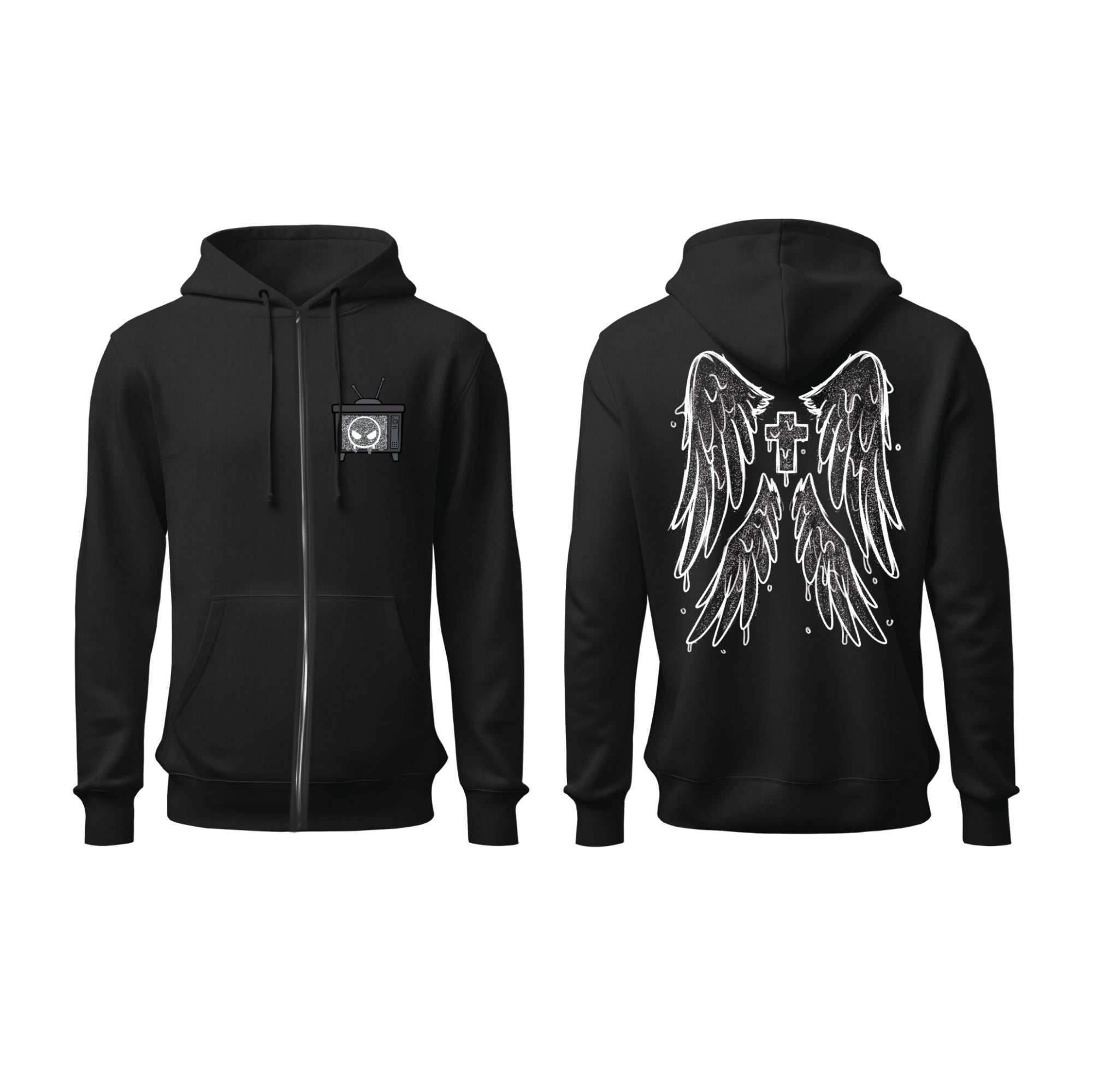 Binding of Isaac Dogma felpa con cappuccio zip taglie S-3XL