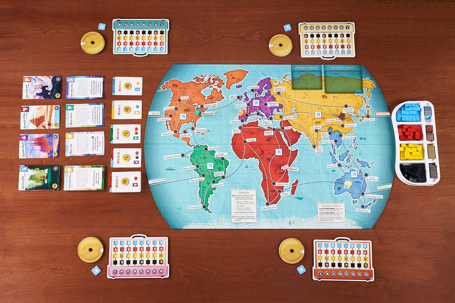 Trekking the World Second Edition gioco da tavolo viaggio
