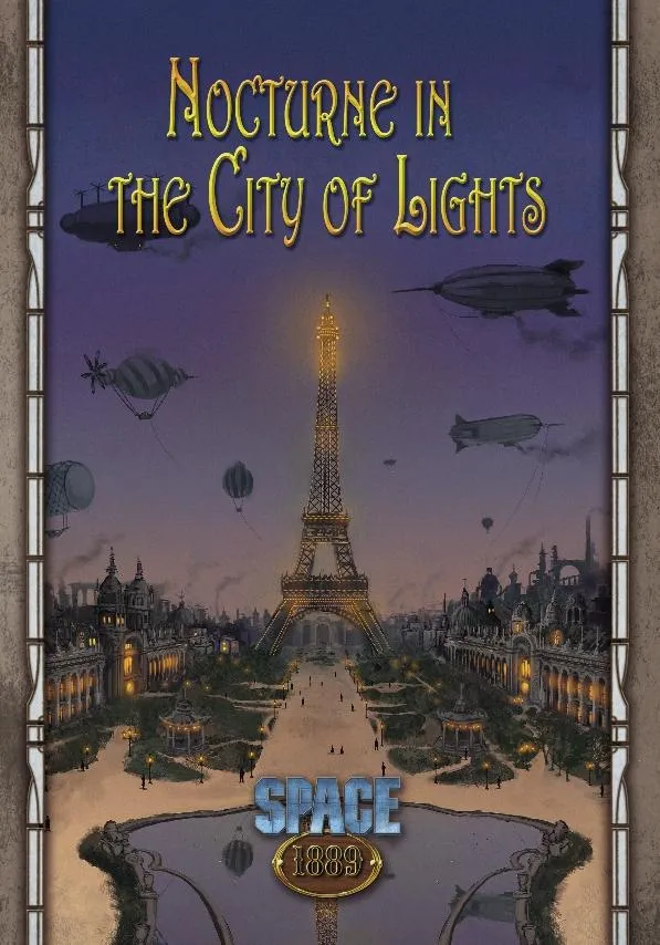 Modiphius Space 1889 Nocturne City of Lights avventura libro