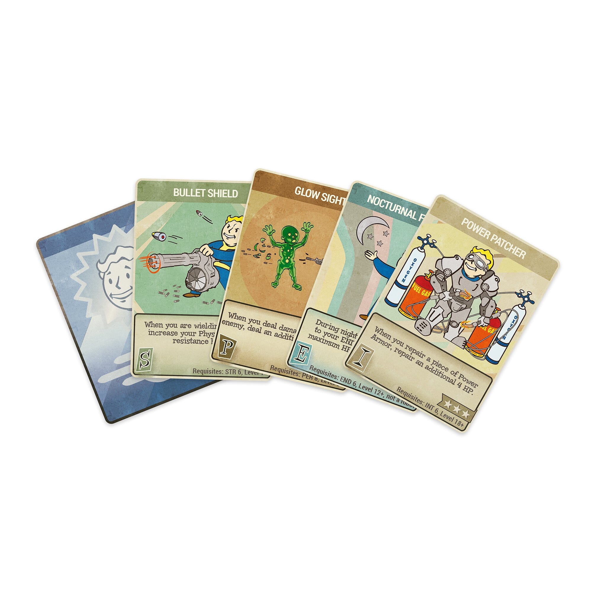 Modiphius Fallout RPG Perk Cards 2 mazzo 155 carte abilità