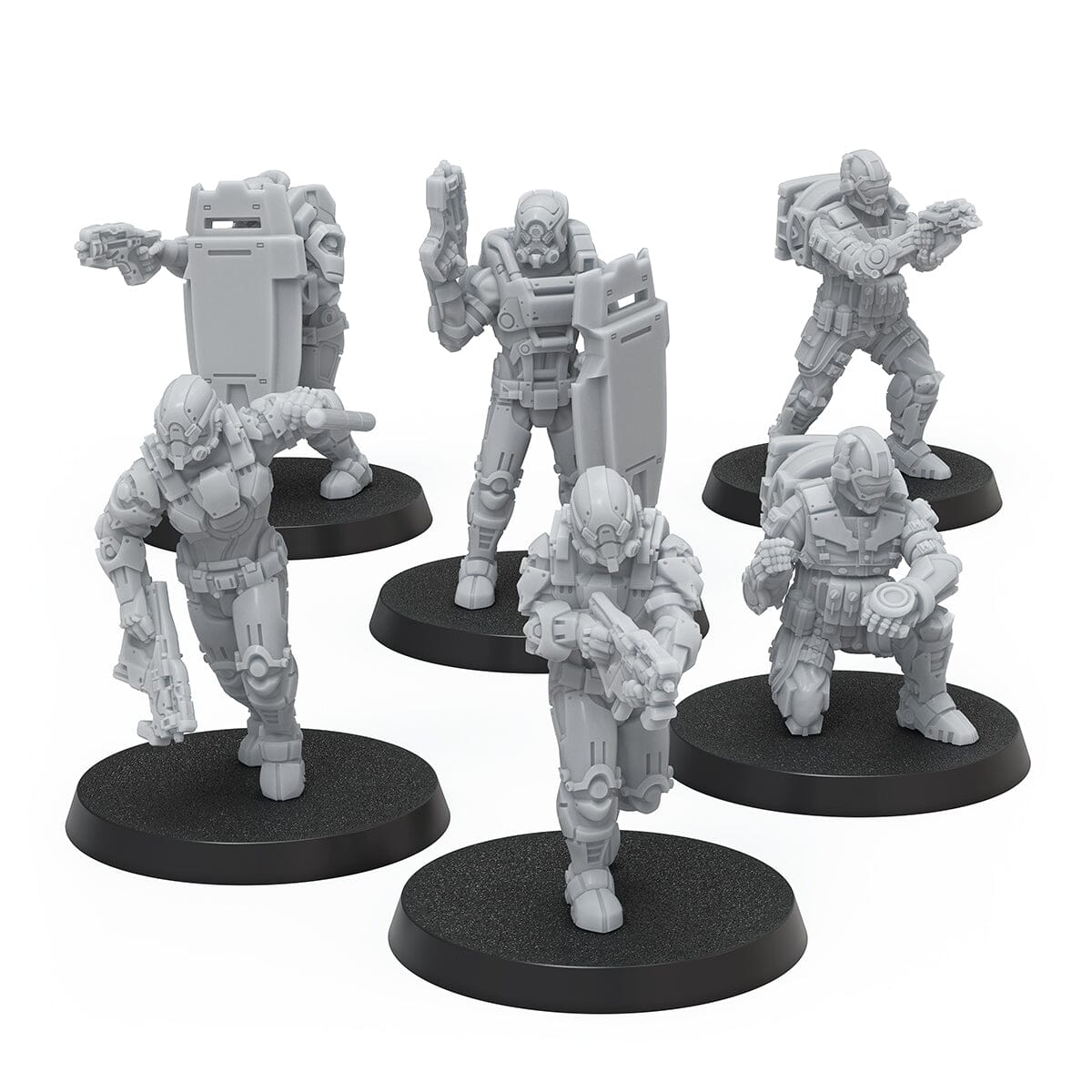 Modiphius Mass Effect Cerberus Troops Alpha miniature resina 6 pz