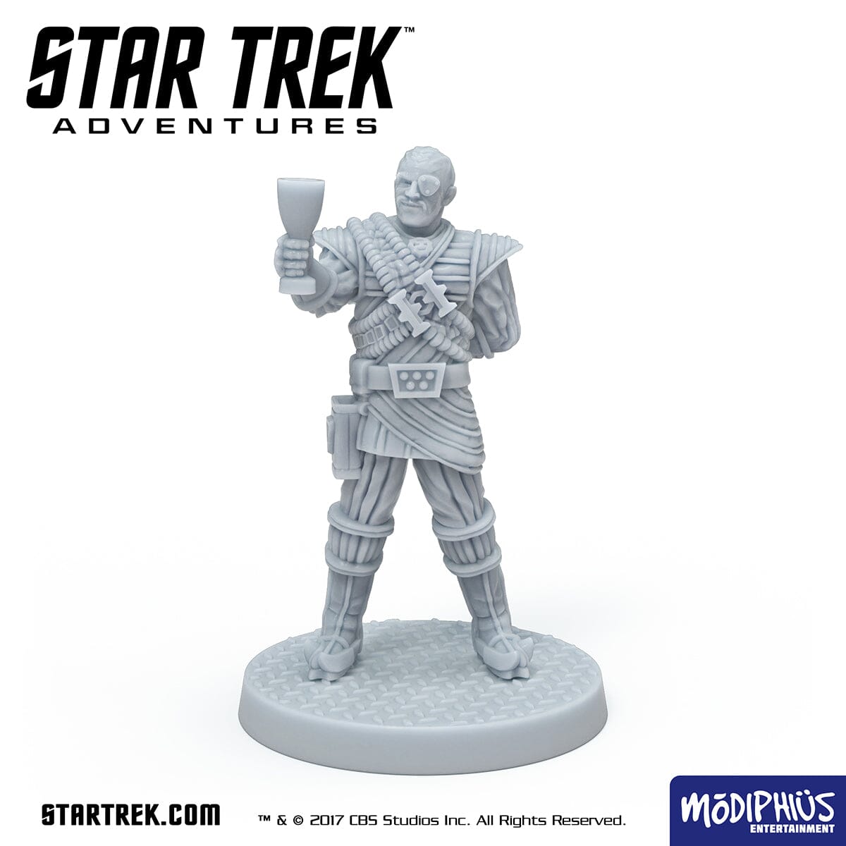 Modiphius Star Trek Adventures General Chang miniatura STL 32mm