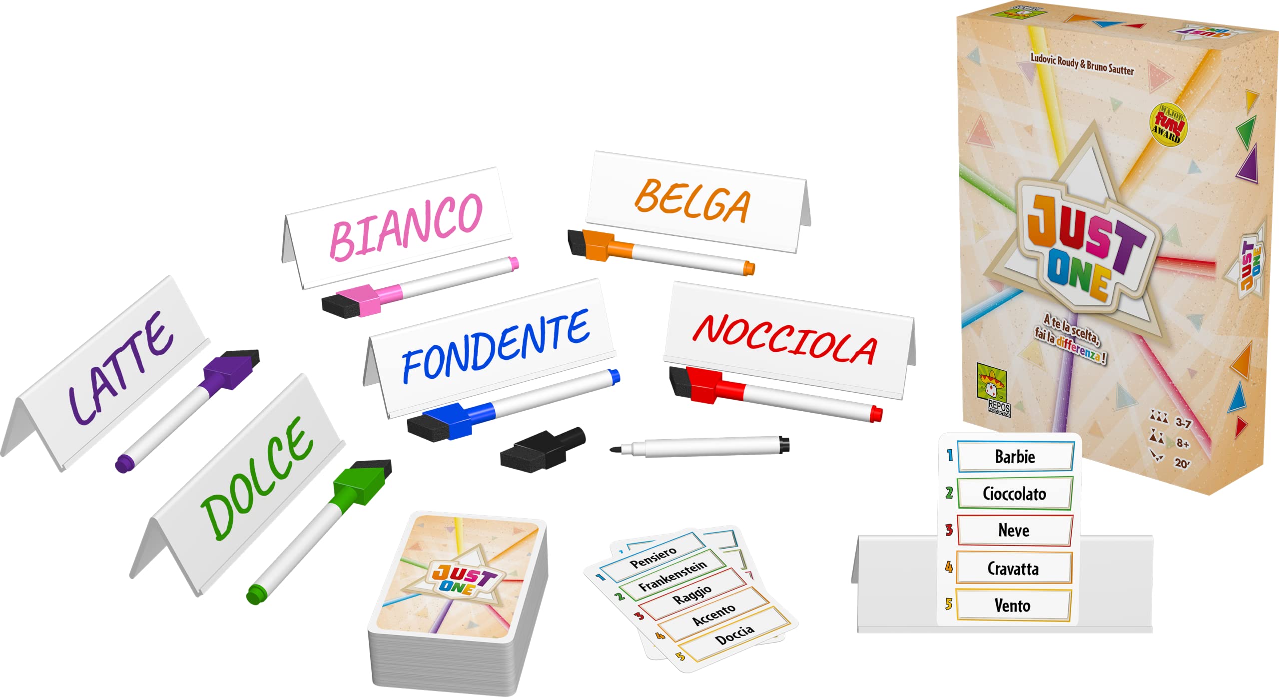 Asmodee Just One Party Game Cooperativo Parole 3-7 giocatori