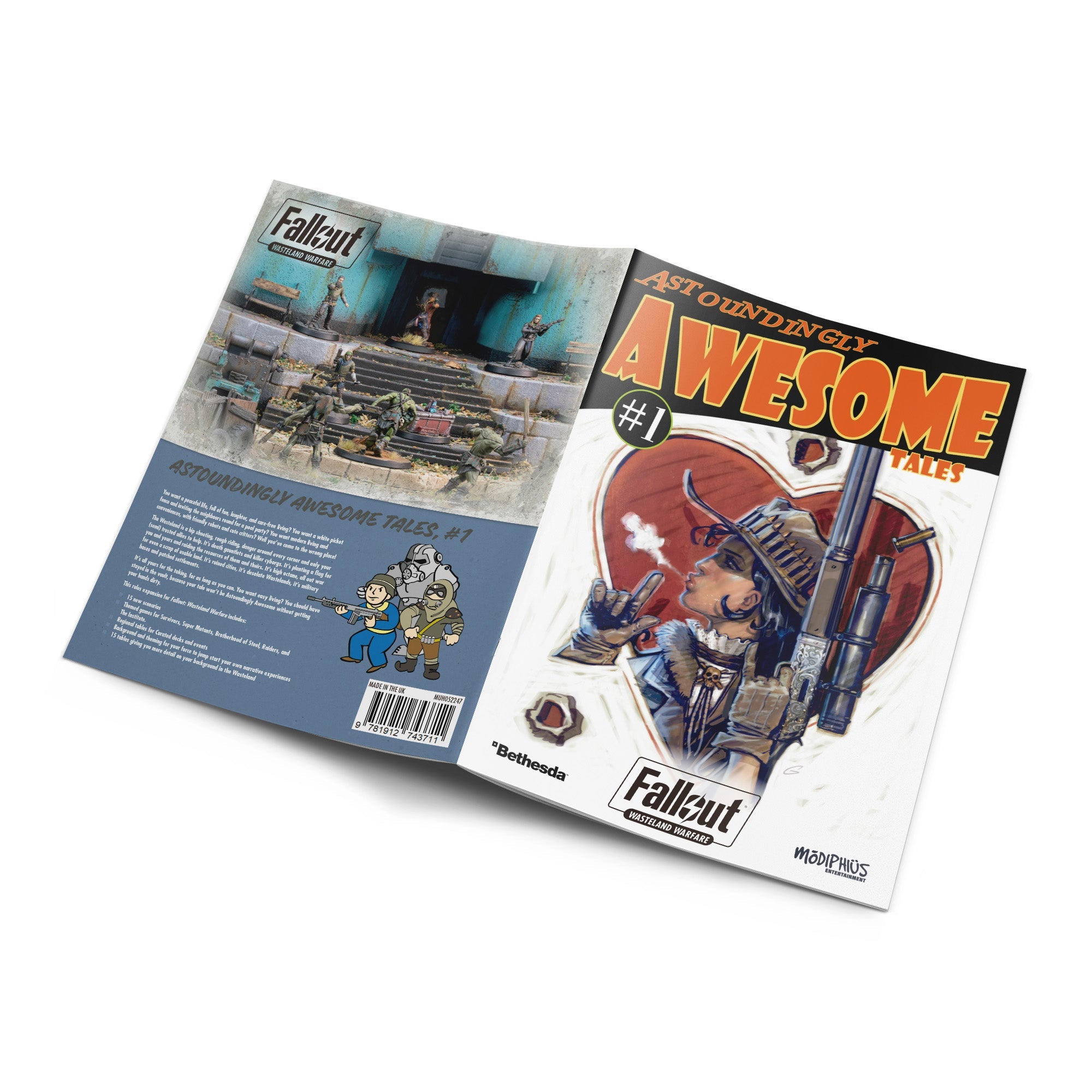 Modiphius Fallout Wasteland Warfare Libro Awesome Tales Cap 1