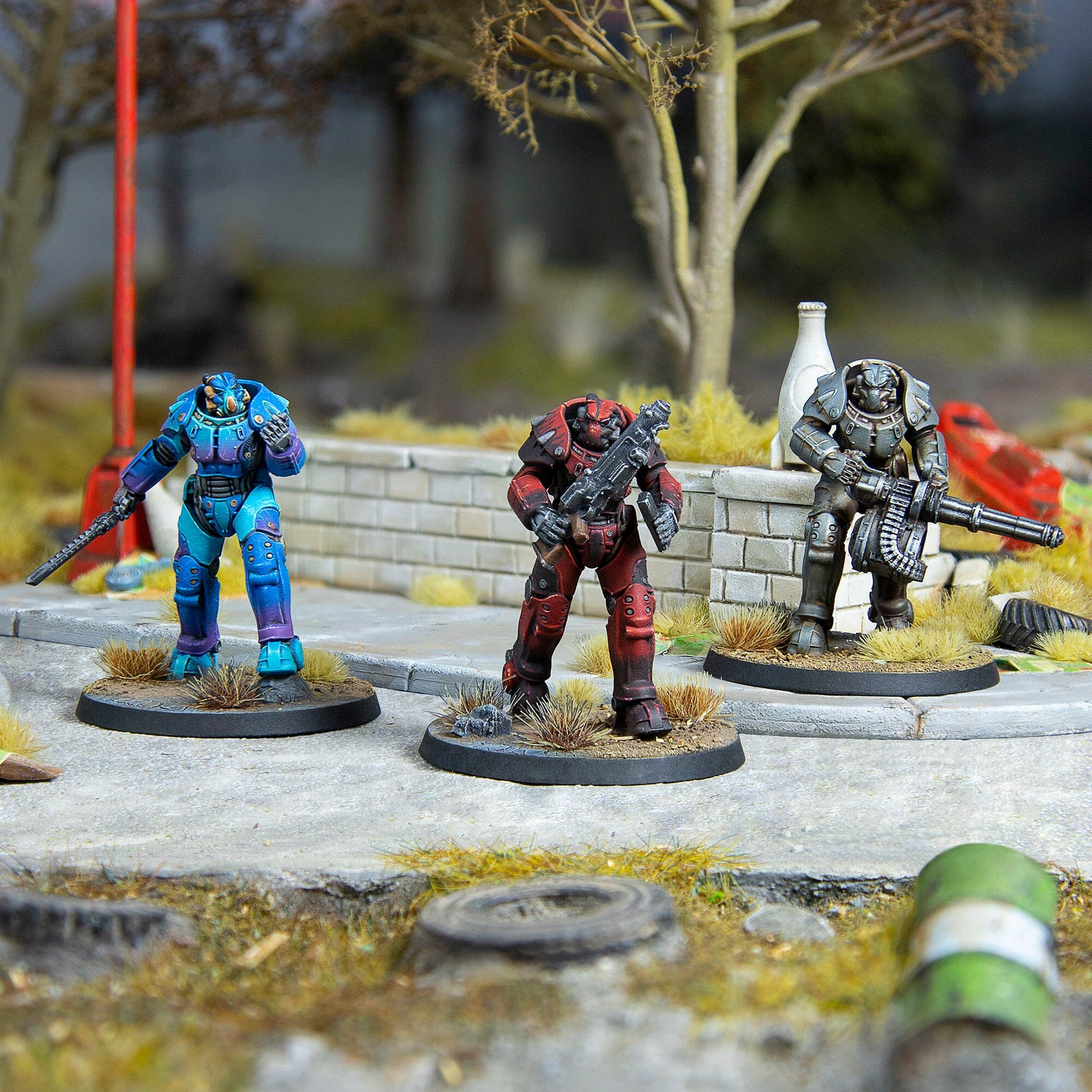 Modiphius Fallout Wasteland Warfare X-01 Power Armor 3 miniature