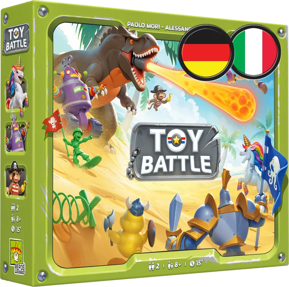 Asmodee Giochi per 2 Toy Battle gioco da tavolo 15 min