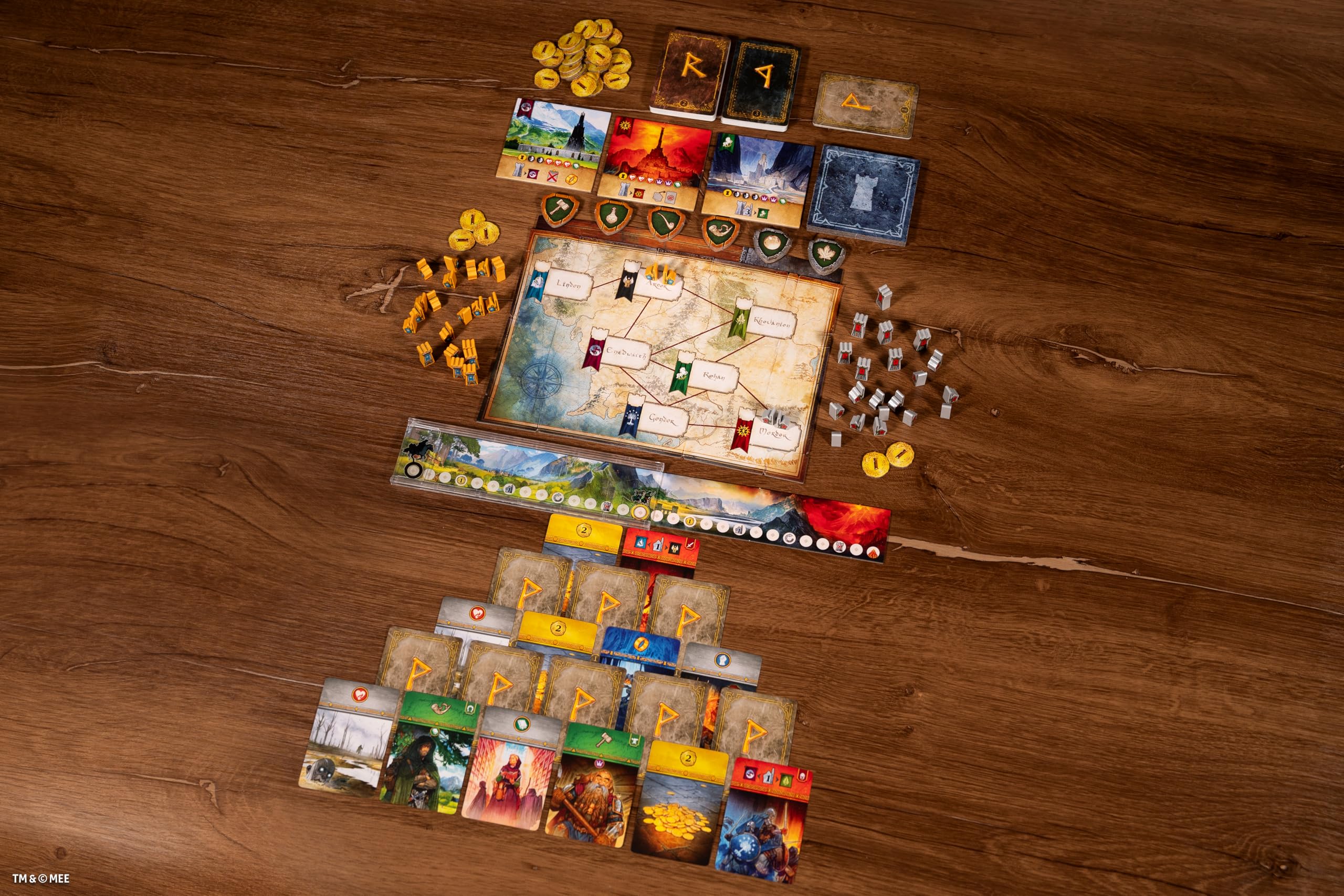 Asmodee Signore degli Anelli Duel for Middle-Earth gioco tavolo 2 giocatori