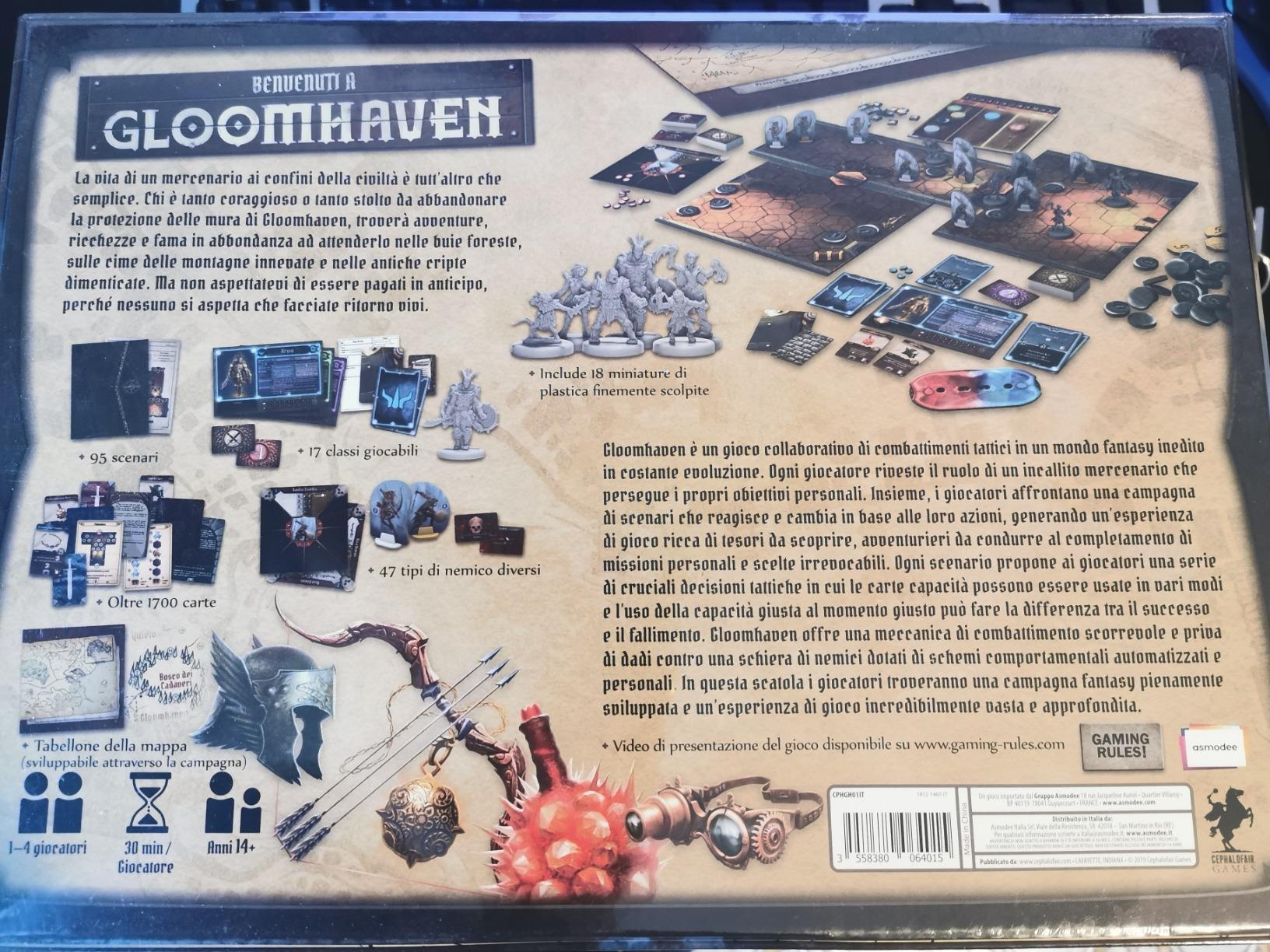 Asmodee Esperti Gloomhaven Seconda Edizione Gioco Tavolo 1-4 ITA App