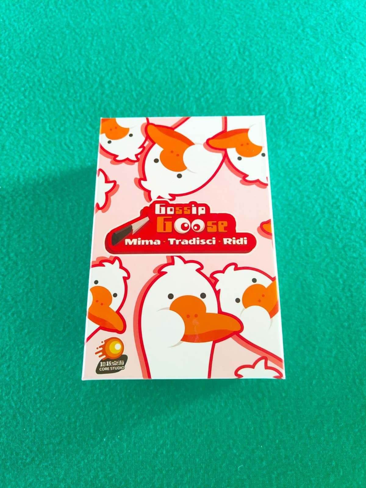 Asmodee Gossip Goose carte da gioco bluff 5-9 giocatori