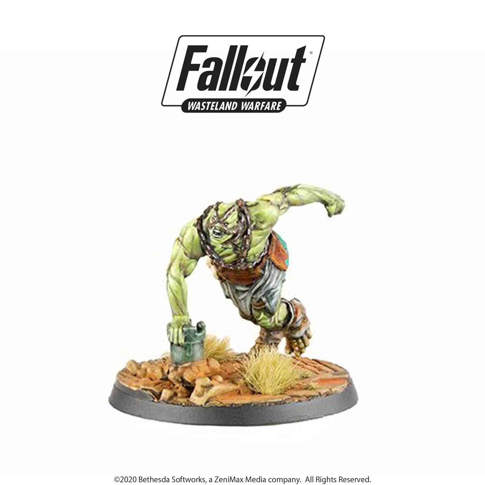 Modiphius Fallout: Wasteland Warfare Super Mutants Suiciders miniature 3 pezzi