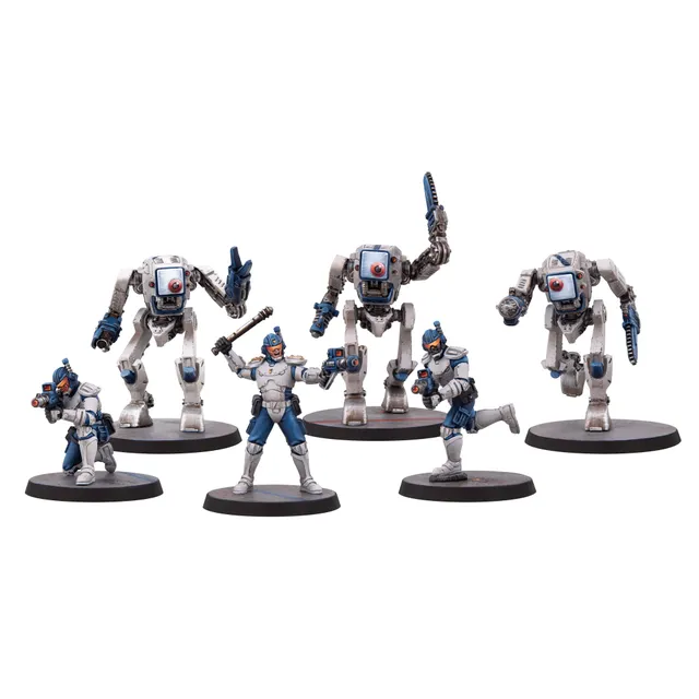 Paranoia Security miniature resina 32mm set 6 pezzi