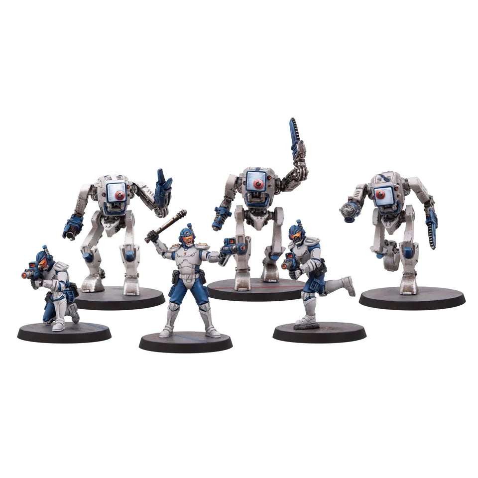 Paranoia Security miniature resina 32mm set 6 pezzi
