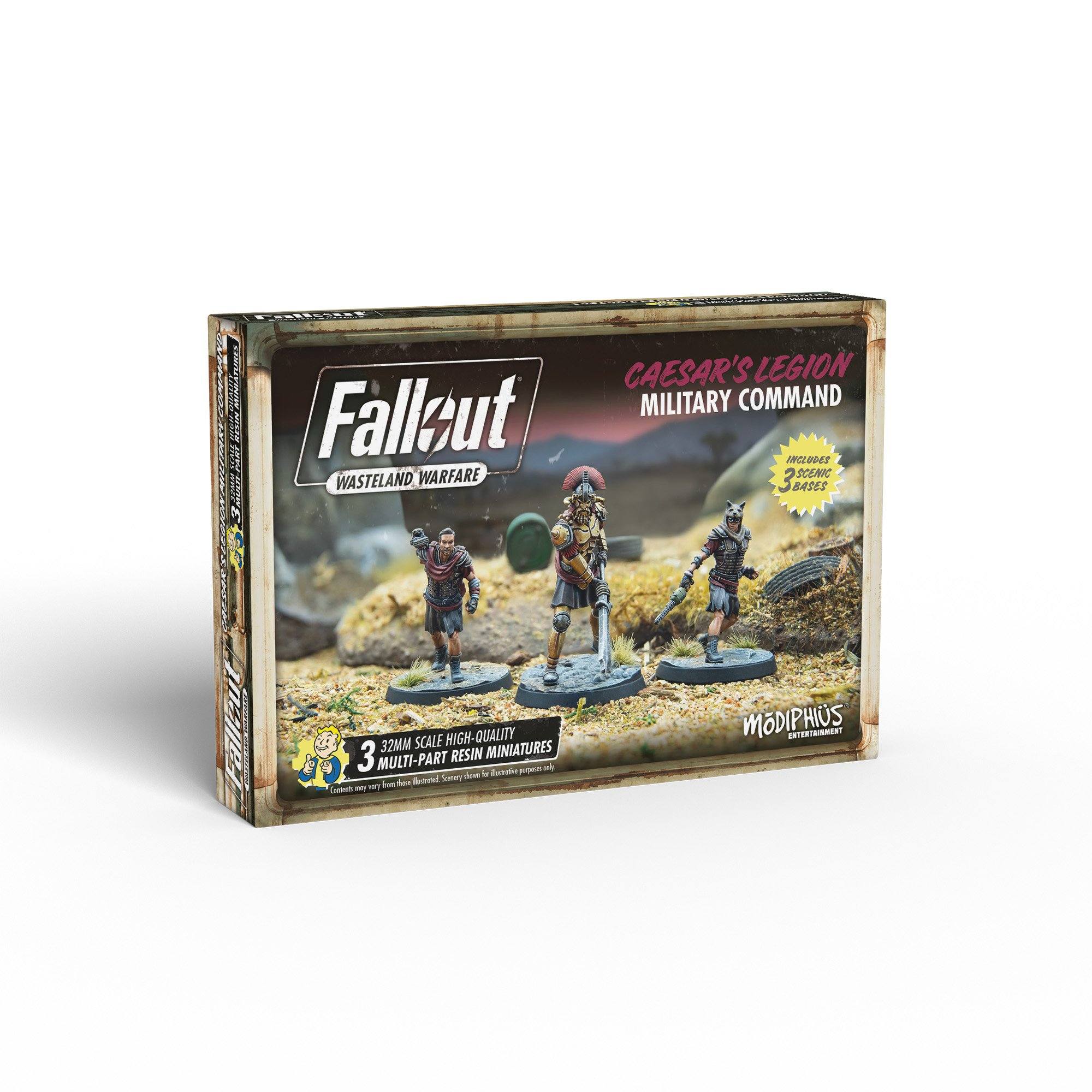 Fallout Wasteland Caesar's Legion Military Command 3 Miniature