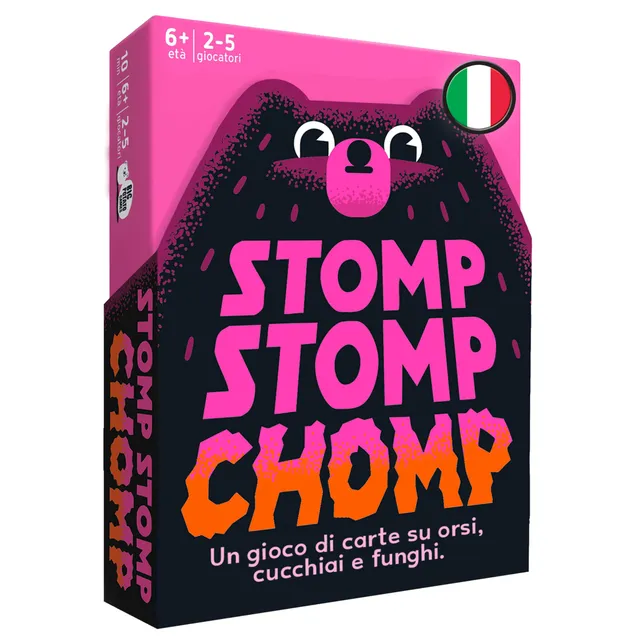 Asmodee Stomp Stomp Chomp carte da gioco edizione italiana