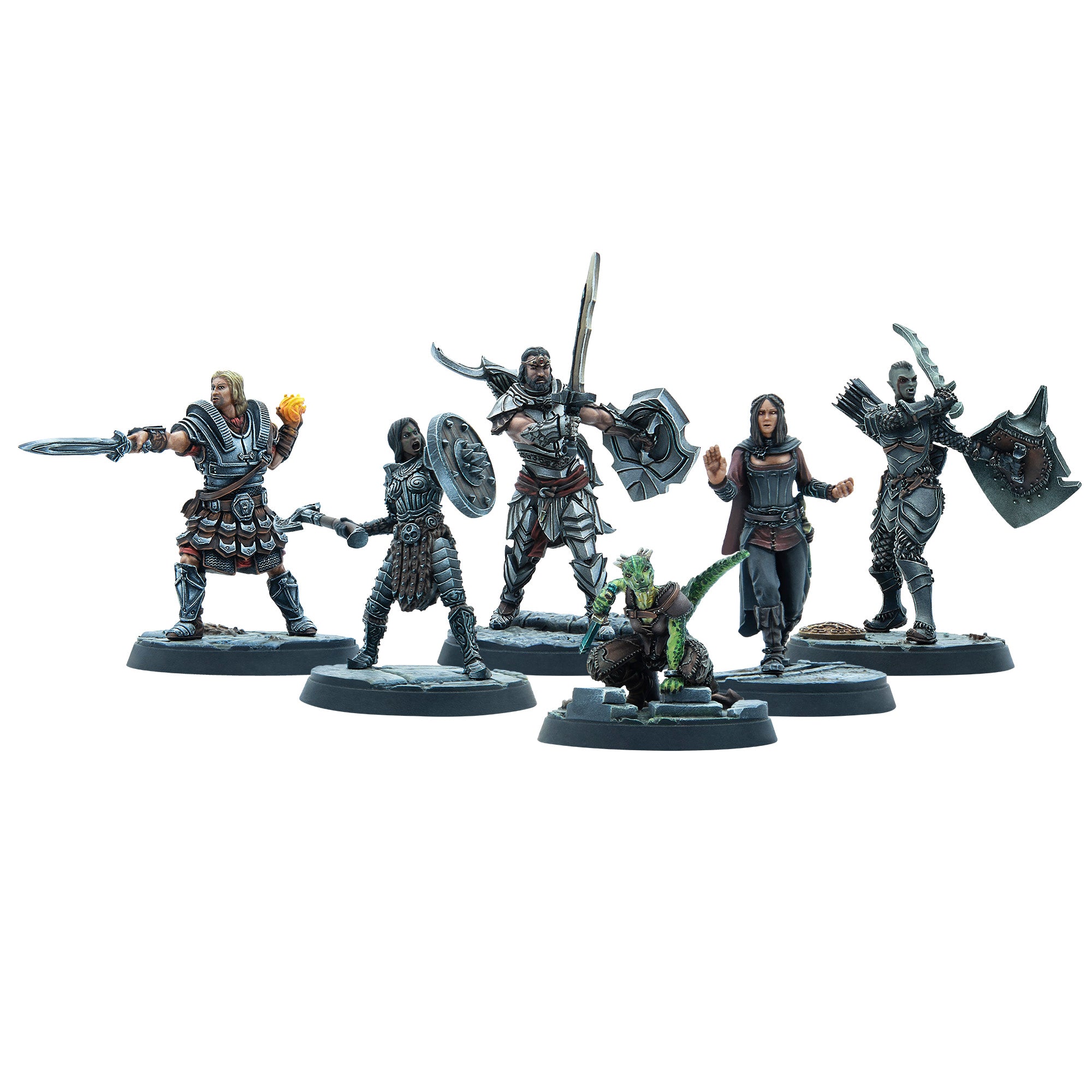 Modiphius Elder Scrolls Call to Arms Adventurer Fortune Hunters miniature resina