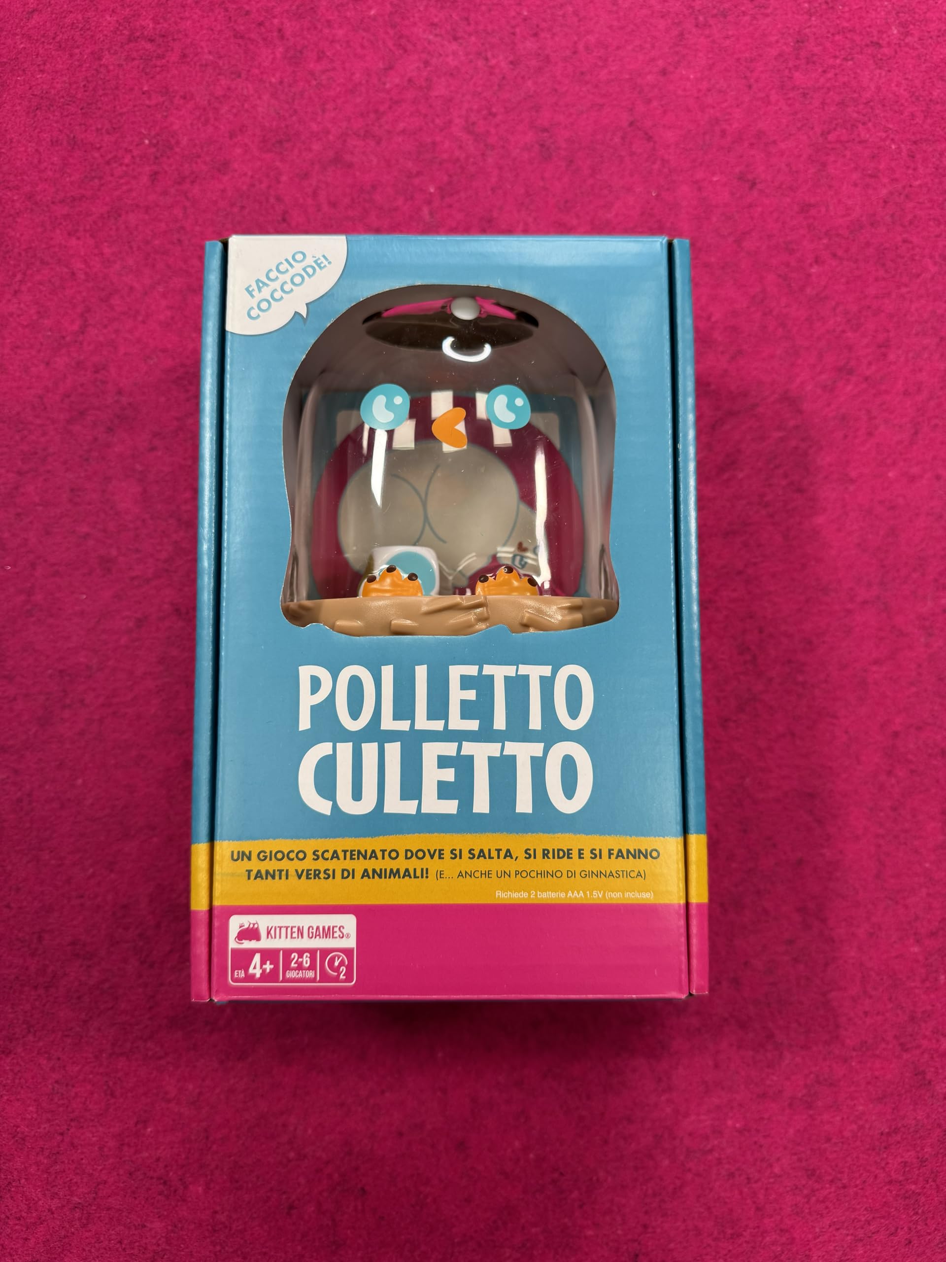 Asmodee Polletto Culetto gioco bambini 2-6 giocatori 4+ anni