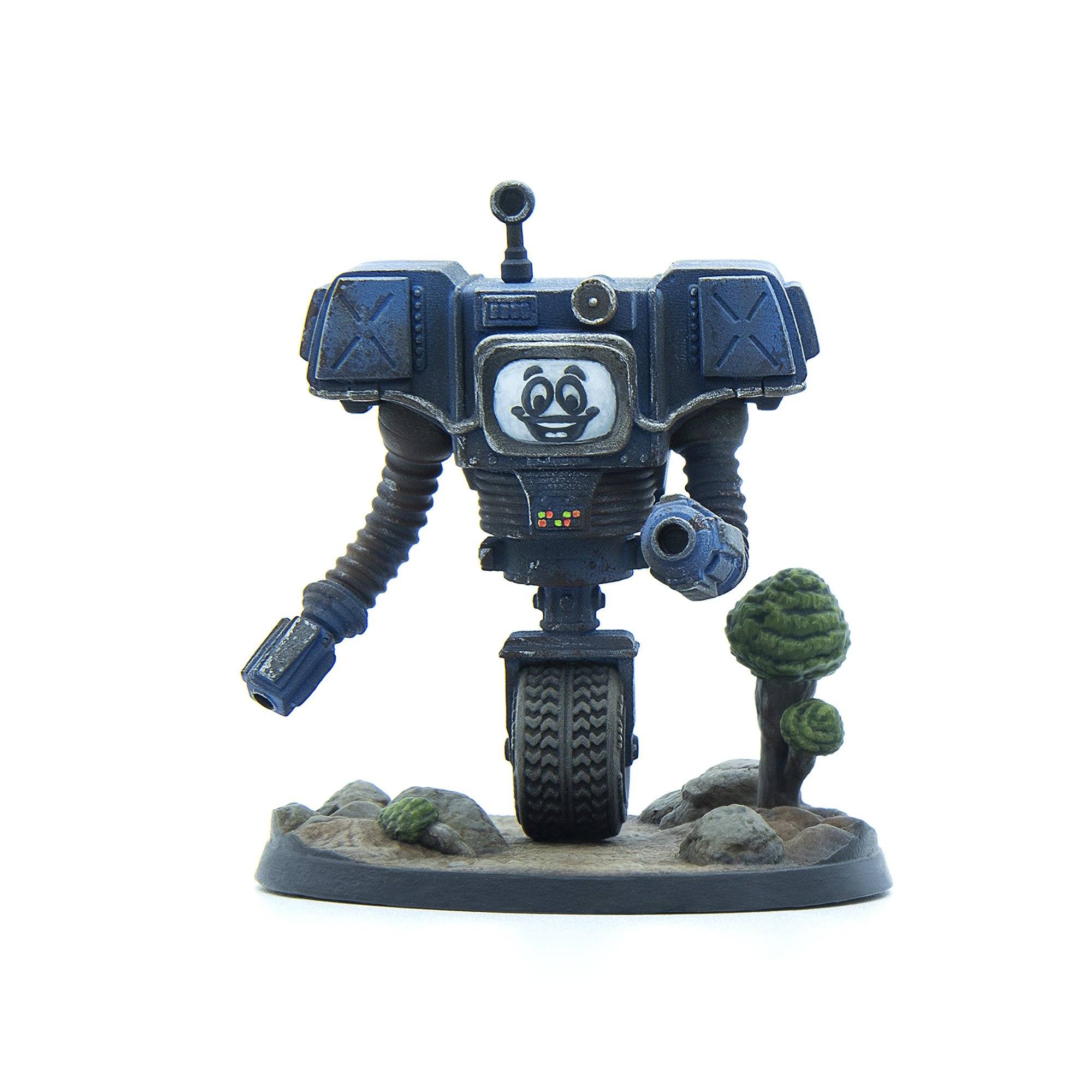 Modiphius Fallout Wasteland Warfare Securitron Enforcers miniature