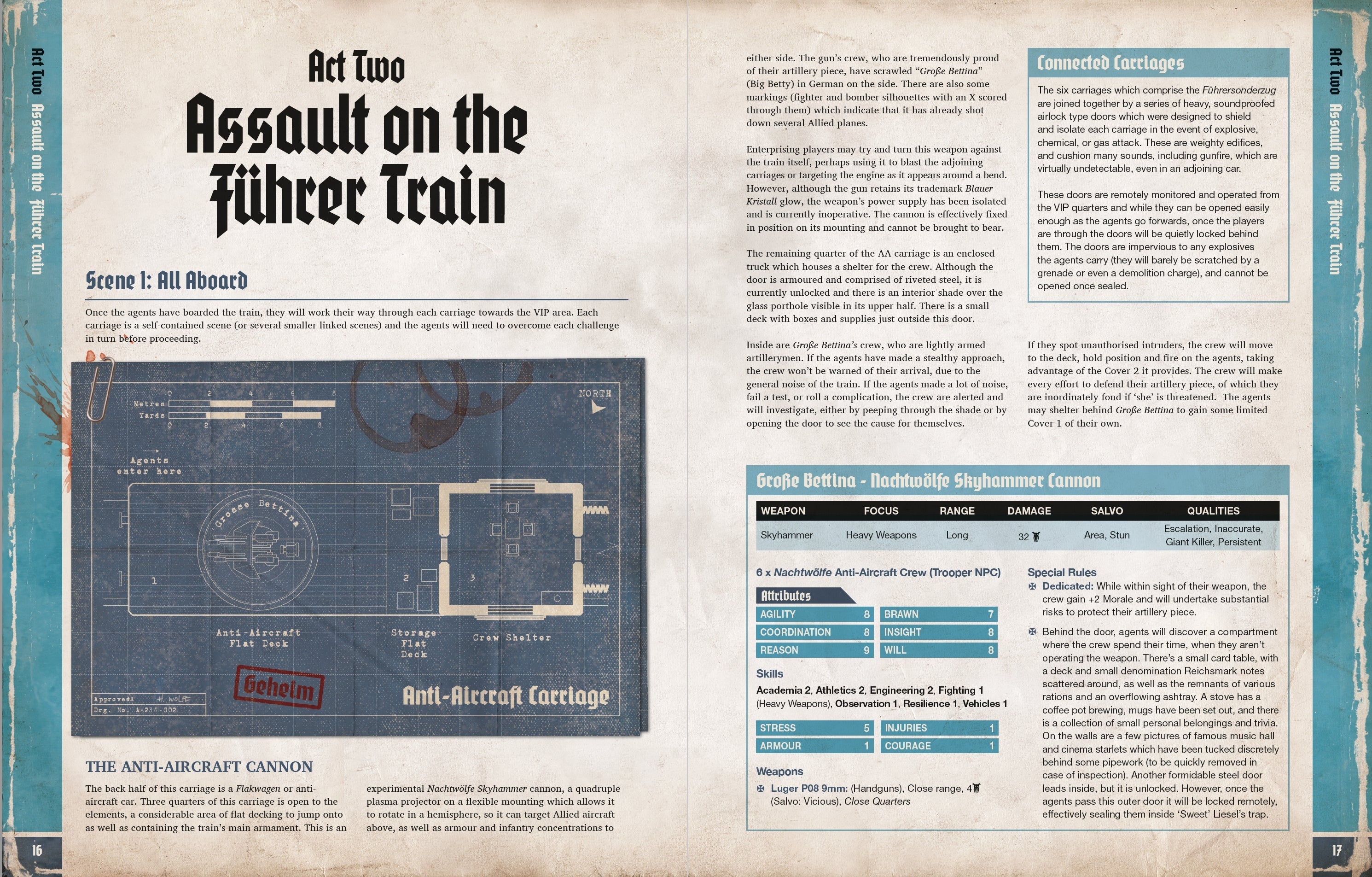 Achtung! Cthulhu 2d20 Assault on the Fuhrer Train missione PDF
