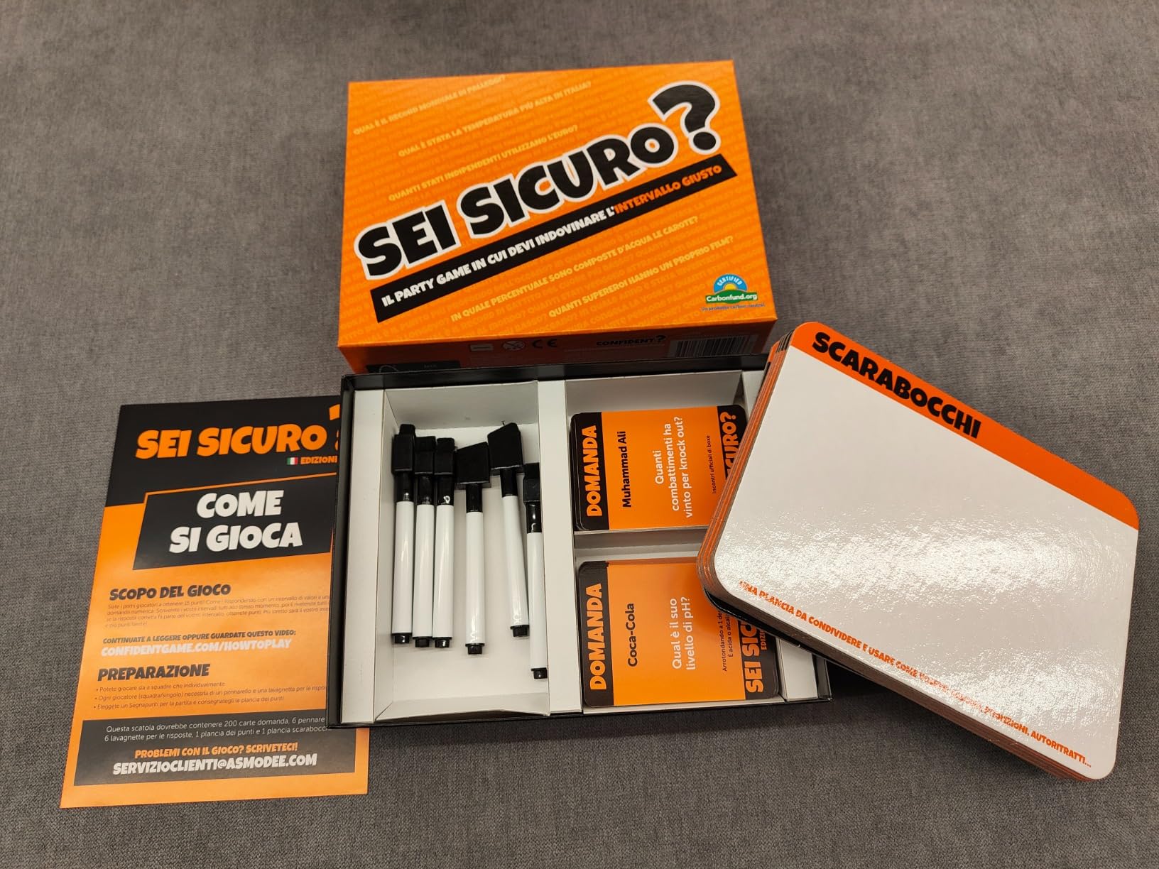 Asmodee Party Games Sei Sicuro? quiz 2-24 giocatori italiano