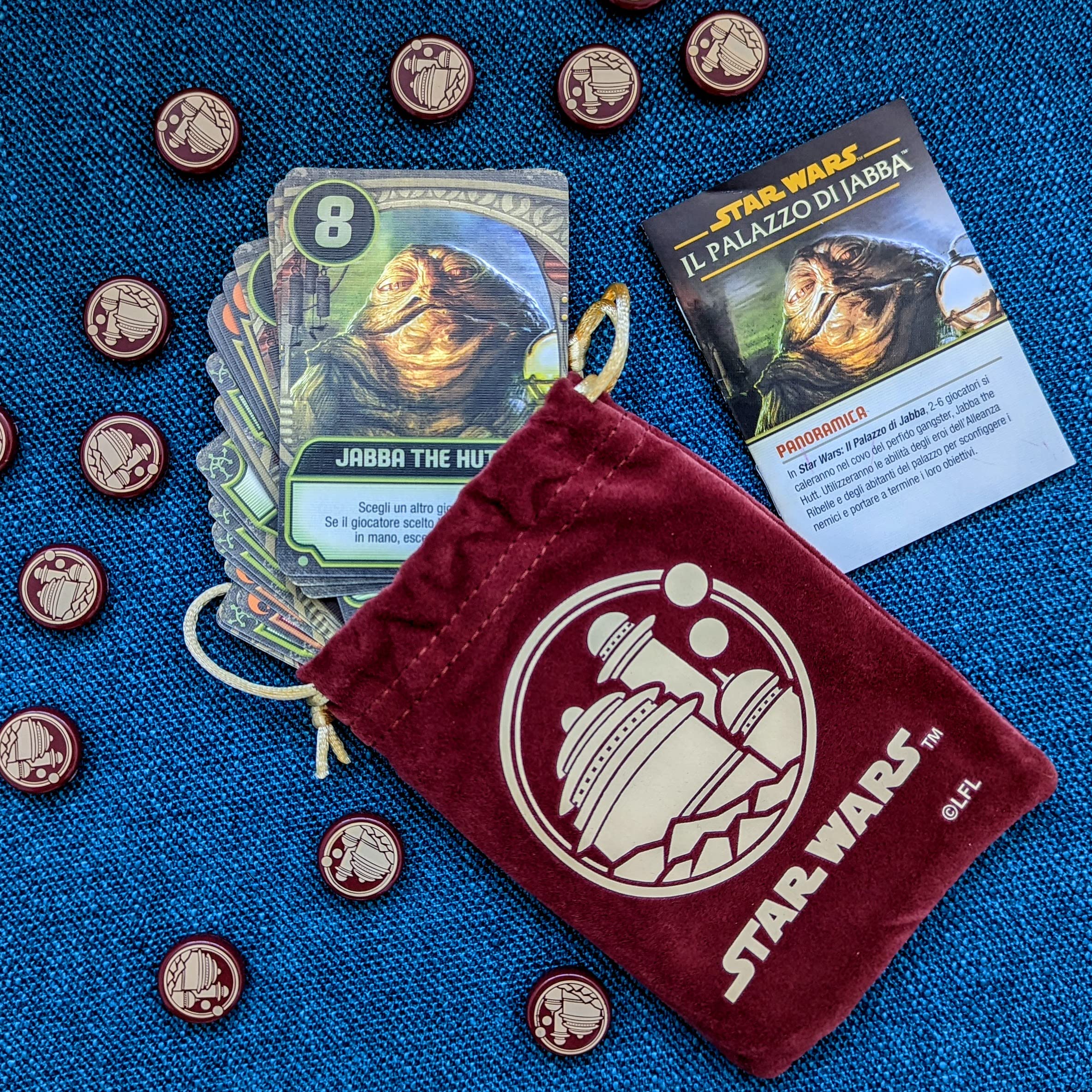 Star Wars Palazzo di Jabba Love Letter gioco carte 2-6 giocatori